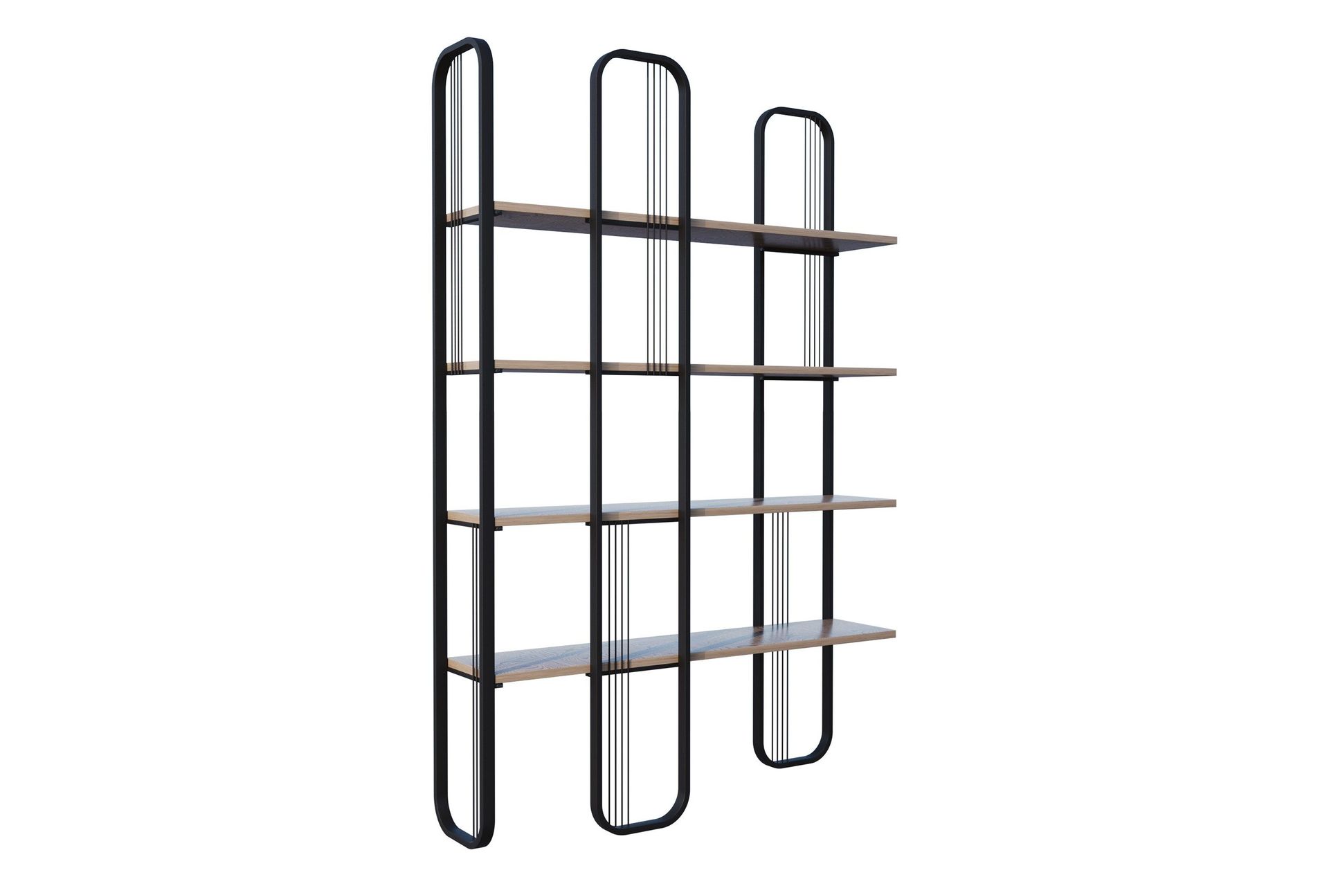 Pemu Bokhylla 125 cm - Svart