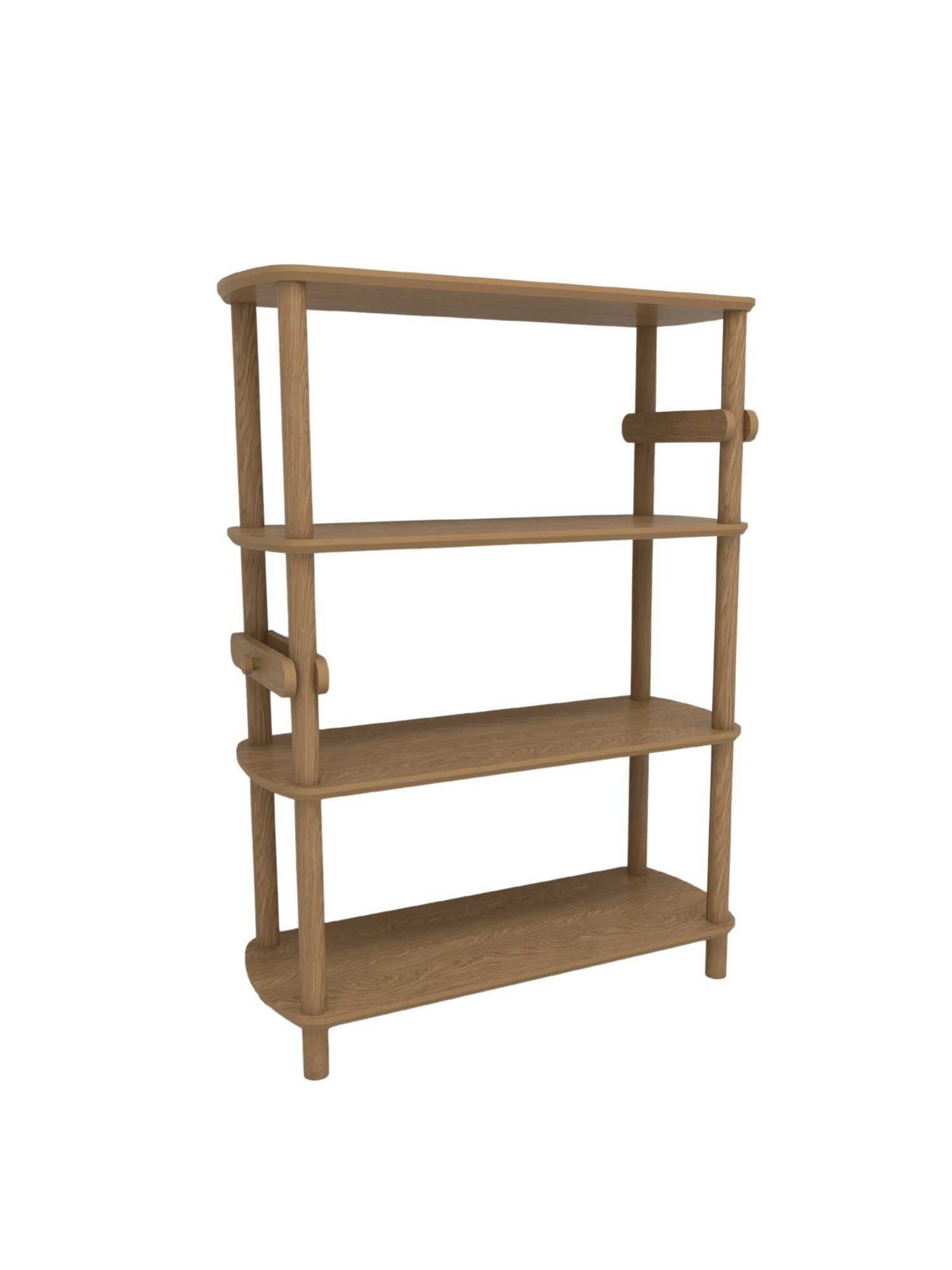 Pienk Bokhylla 80x112 cm - Ek