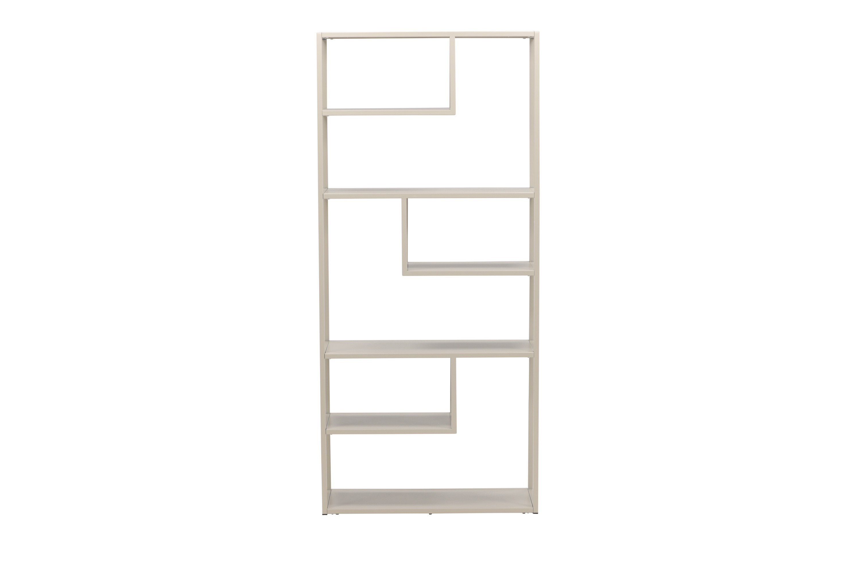 Staal Bokhylla 85x35x188 cm Beige