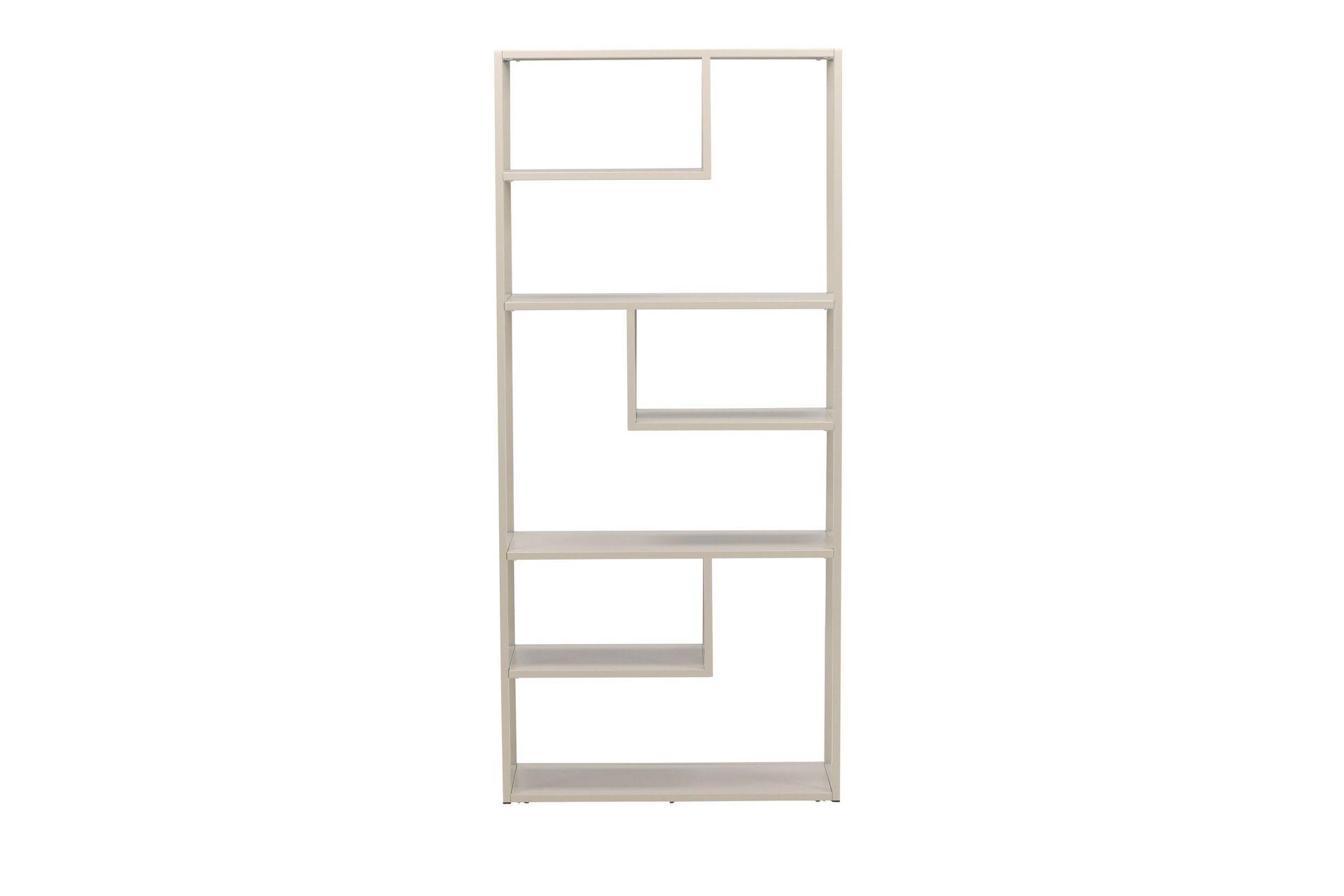 Staal Bokhylla 85x35x188 cm - Beige