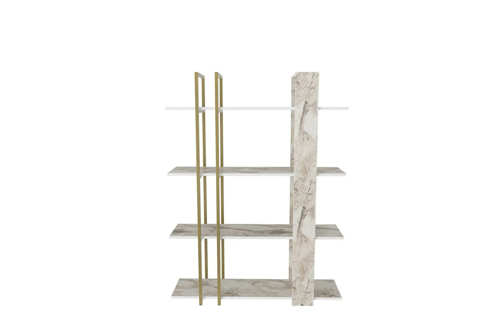 thyra bokhylla 120 cm - guld