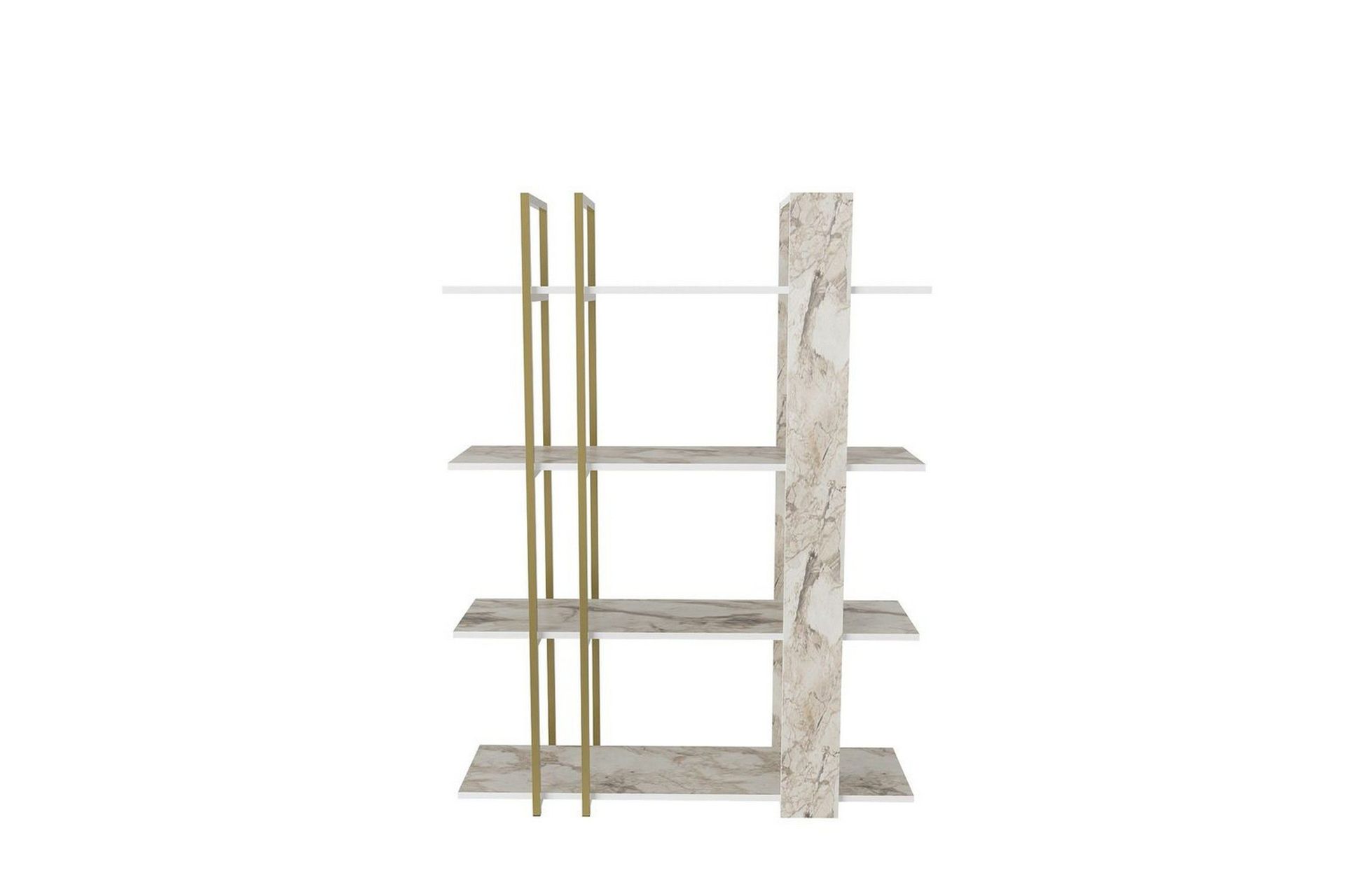 Thyra Bokhylla 120 cm - Guld