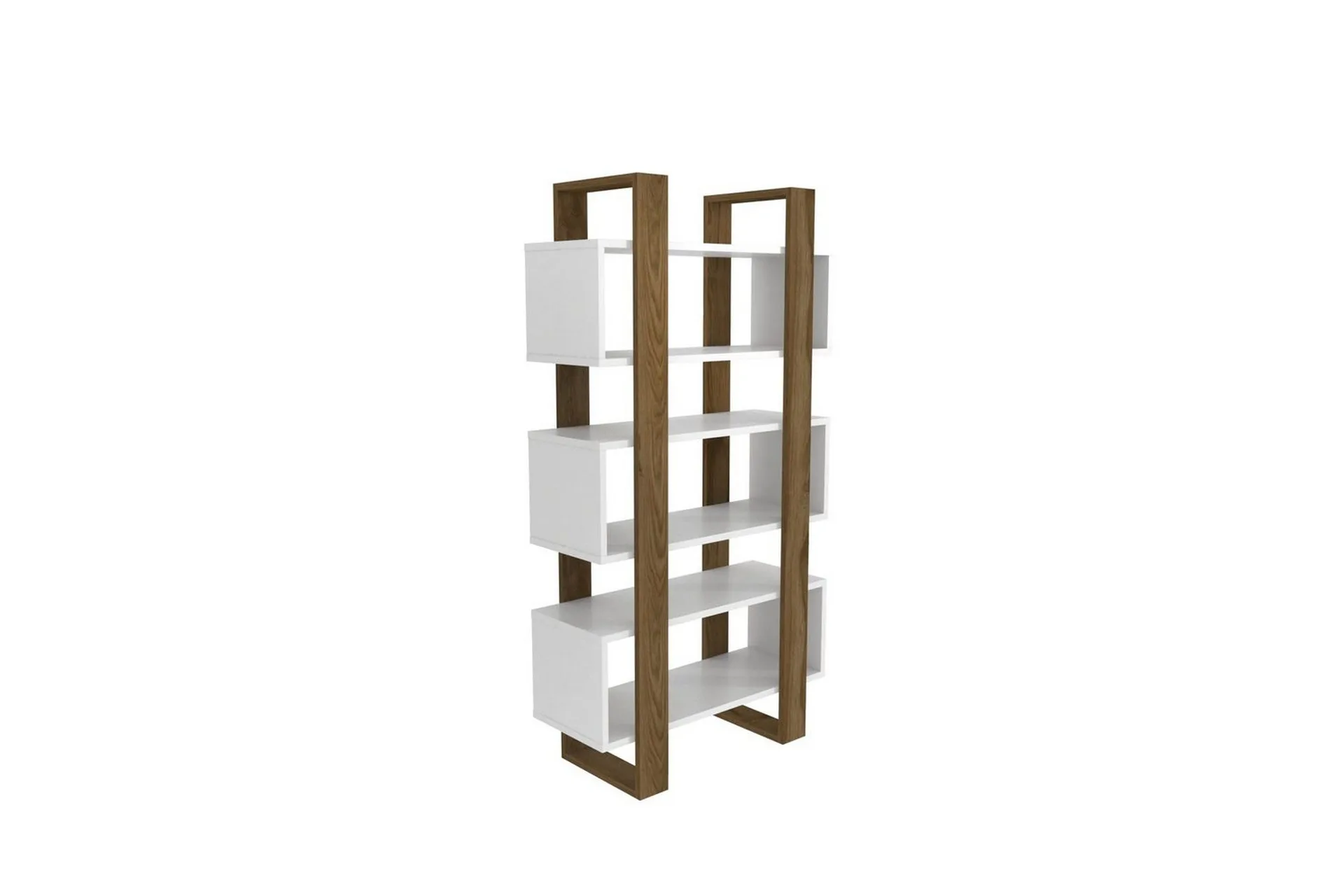 Thyric Bokhylla 80 cm - Valn&ouml;t/Vit