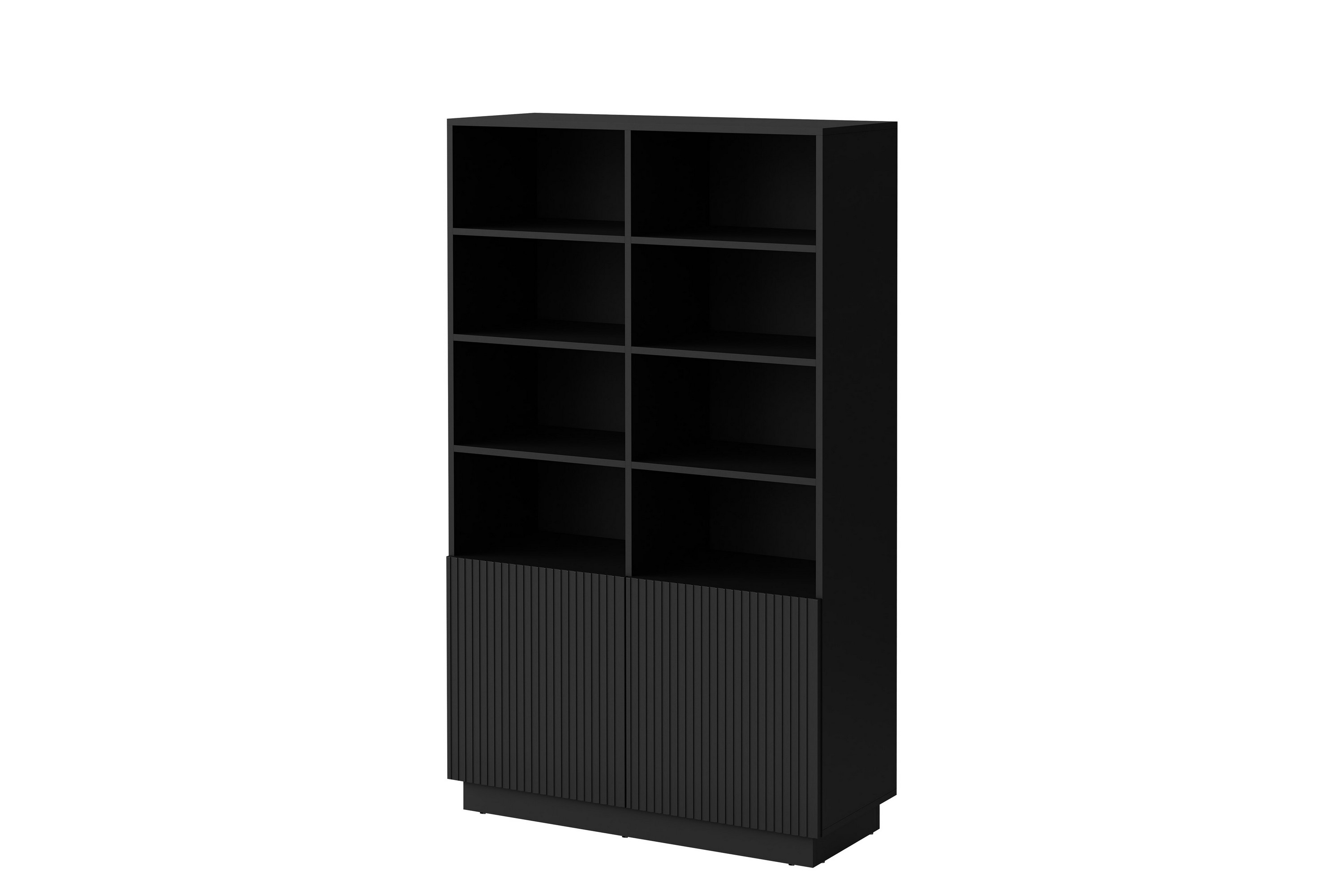 torvalen bokhylla 100 cm - svart