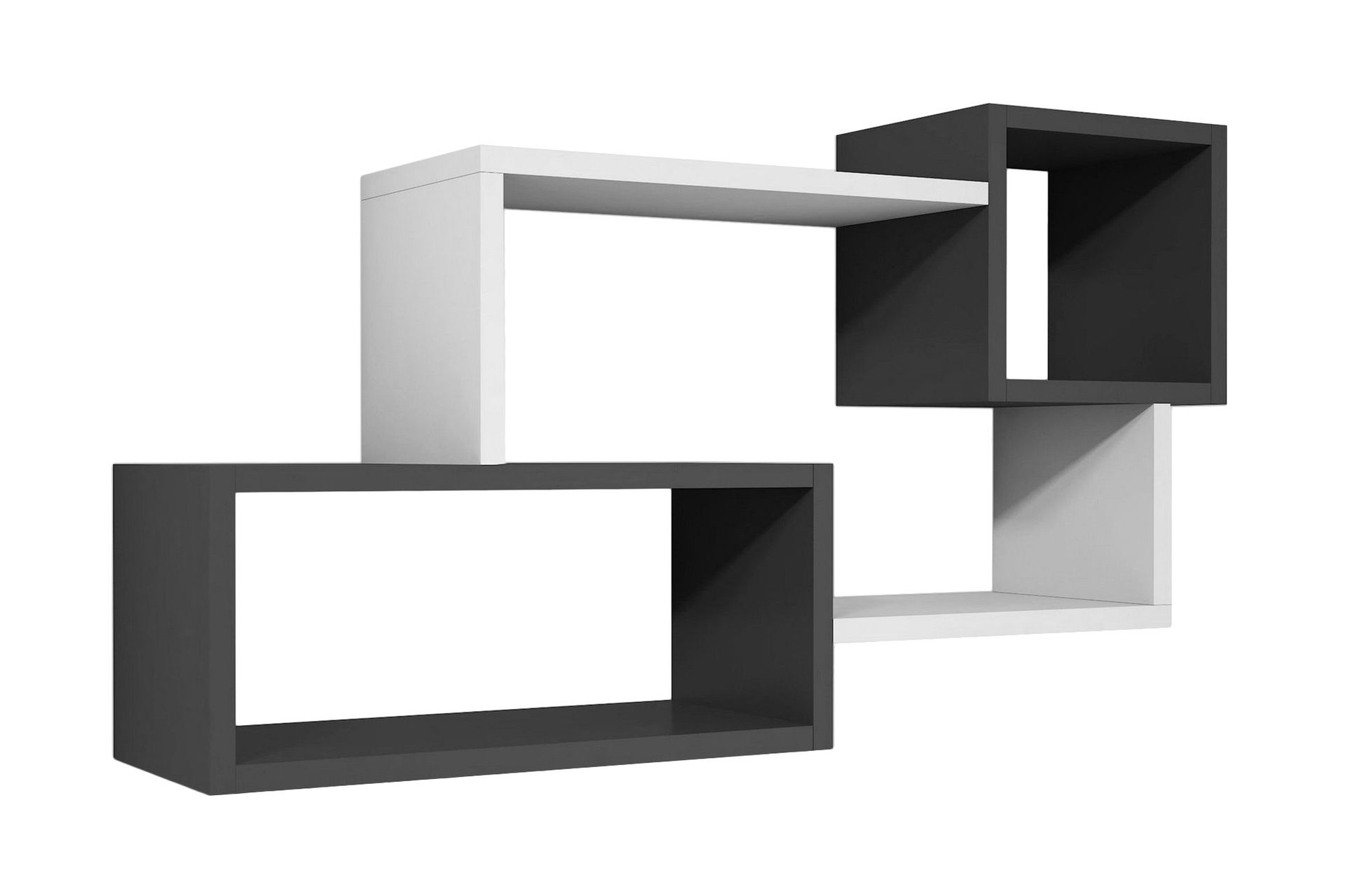 Afronda V&auml;gghylla - Vit/M&ouml;rkgr&aring;