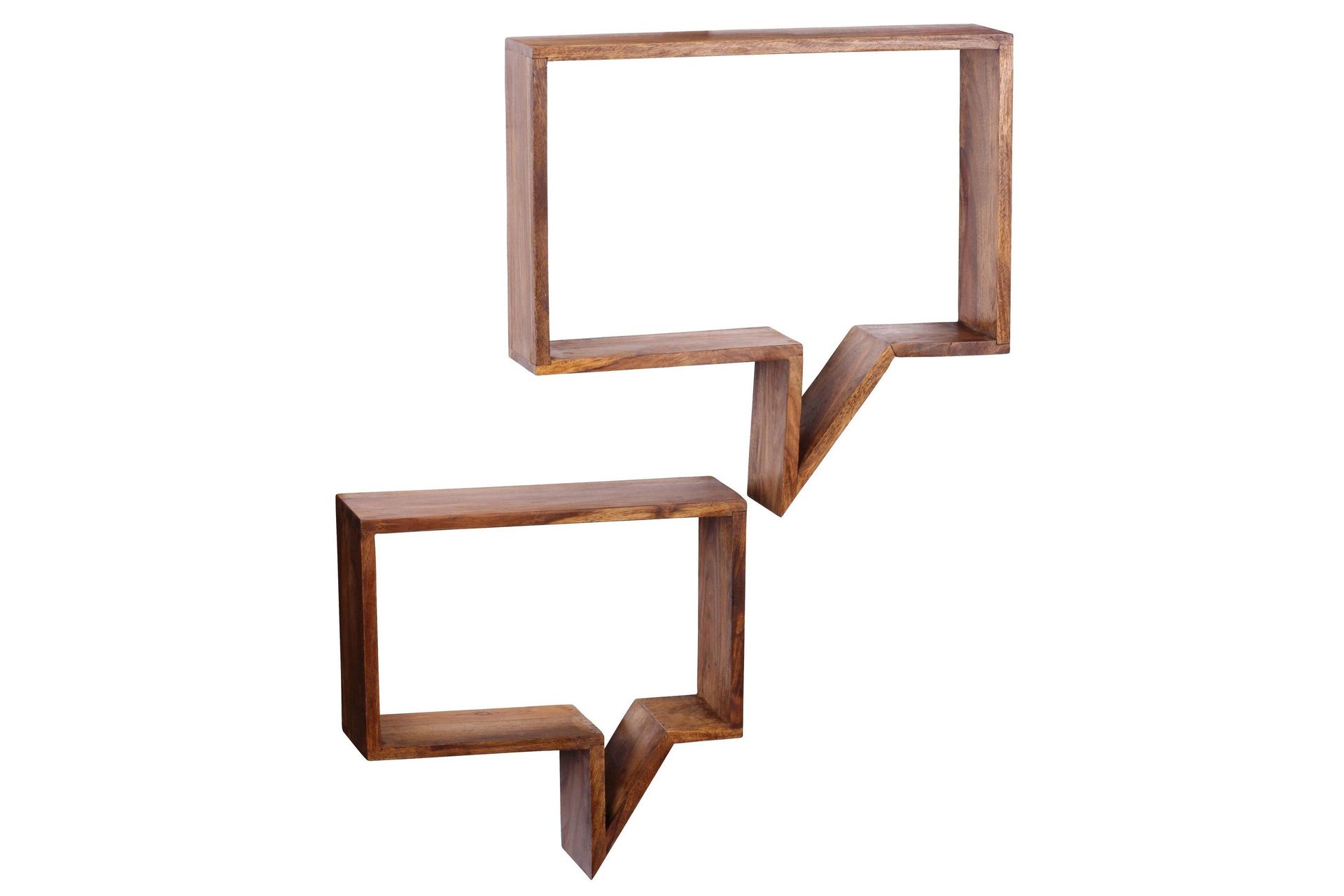 Clutts V&auml;gghylla 2-pack - Tr&auml;/natur