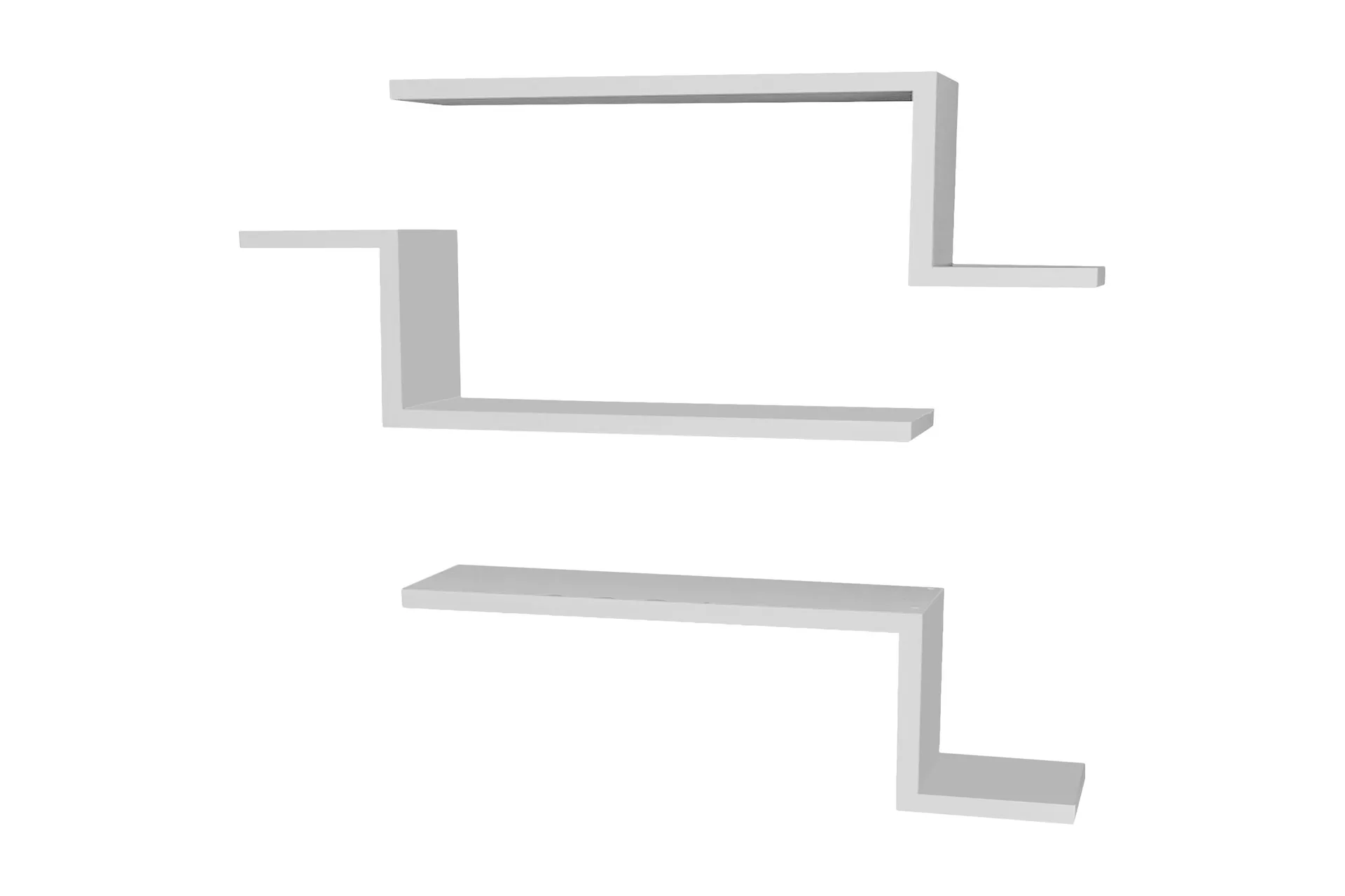 furny home vägghylla 58 cm - vit