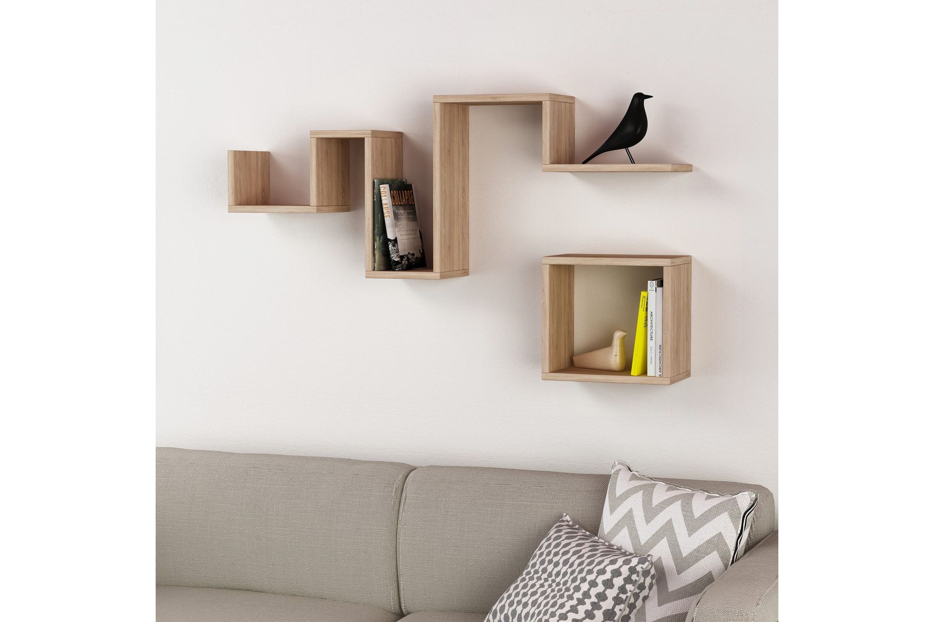 homitis vägghylla - ek