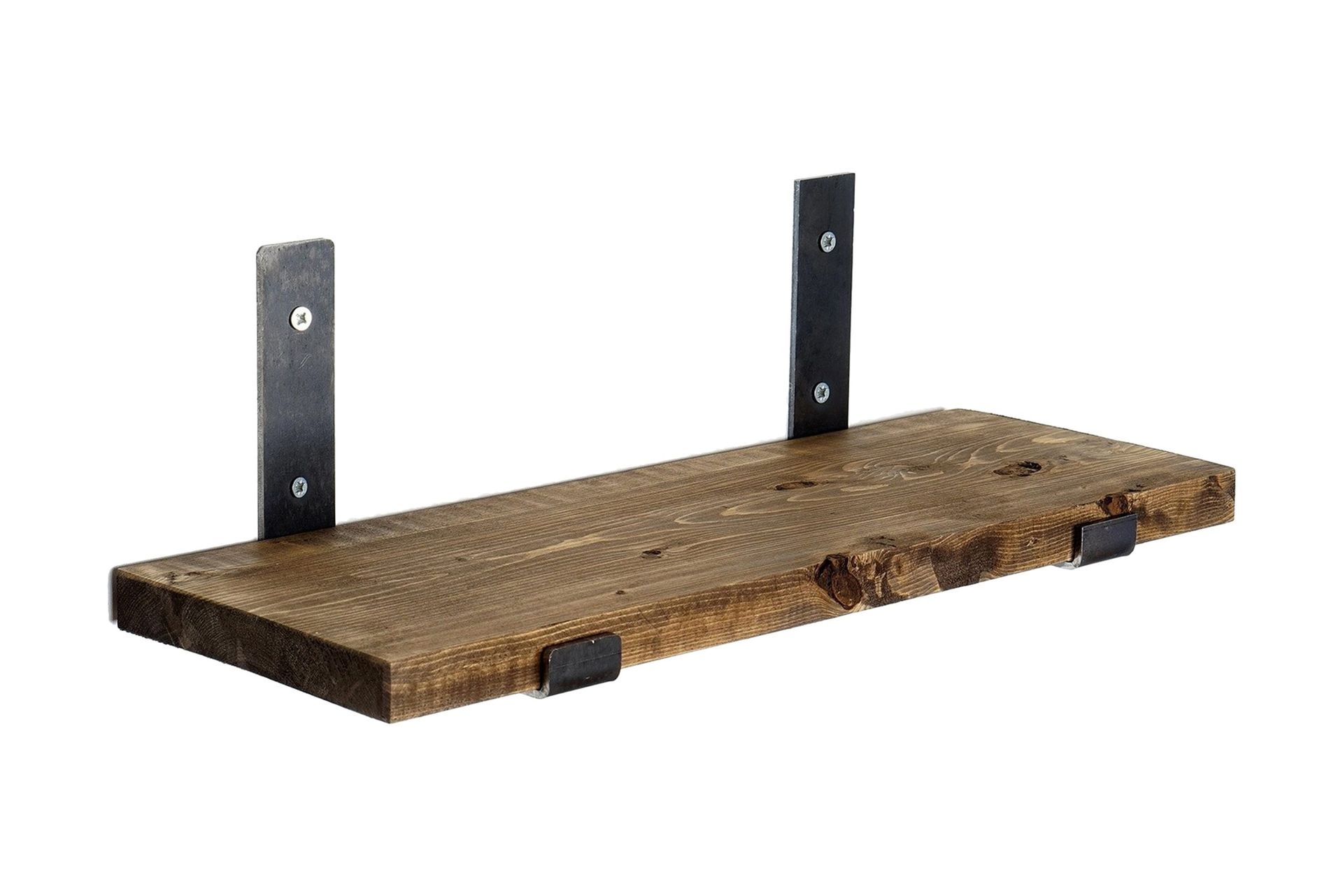 Hueter V&auml;gghylla 40 cm - Svart/Valn&ouml;t