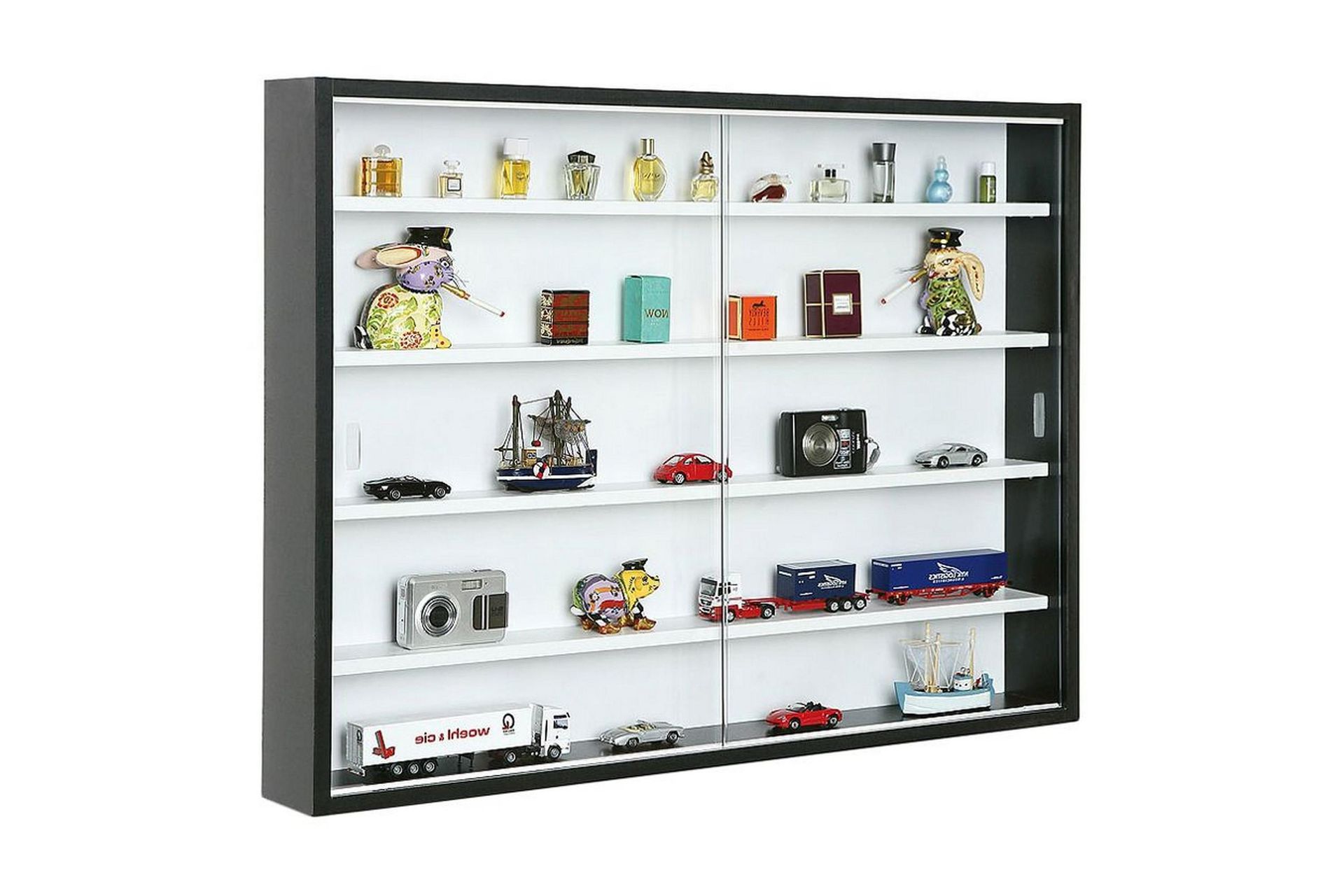 komori väggmonter 80 cm - svart/vit