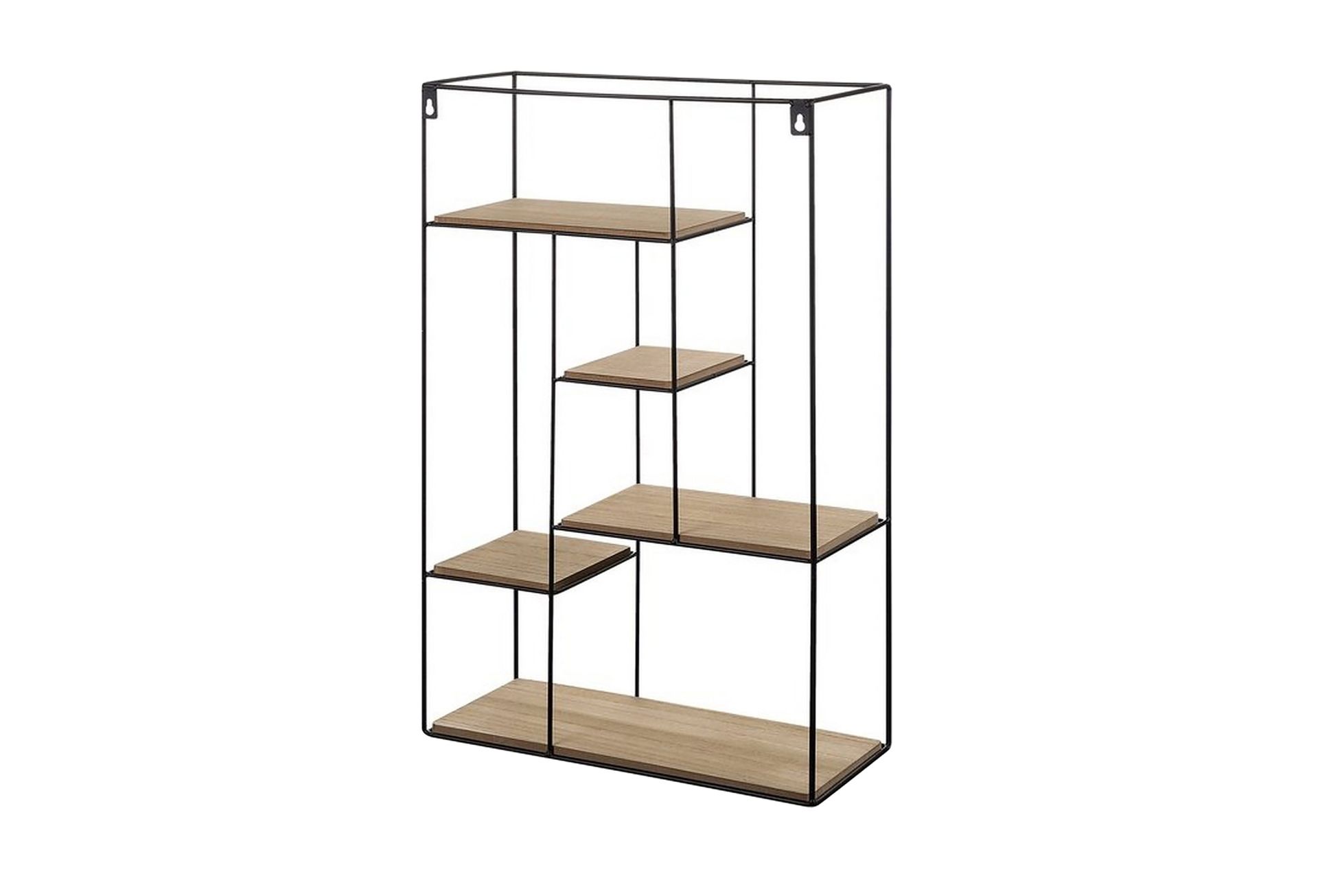 laurel vägghylla 37 cm - trä/natur