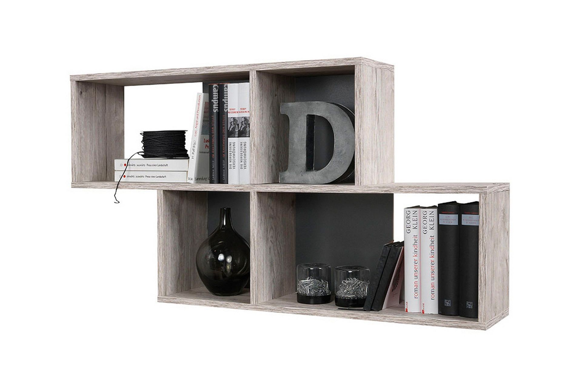 Matisse V&auml;gghylla 100 cm - Sandek/Antracit