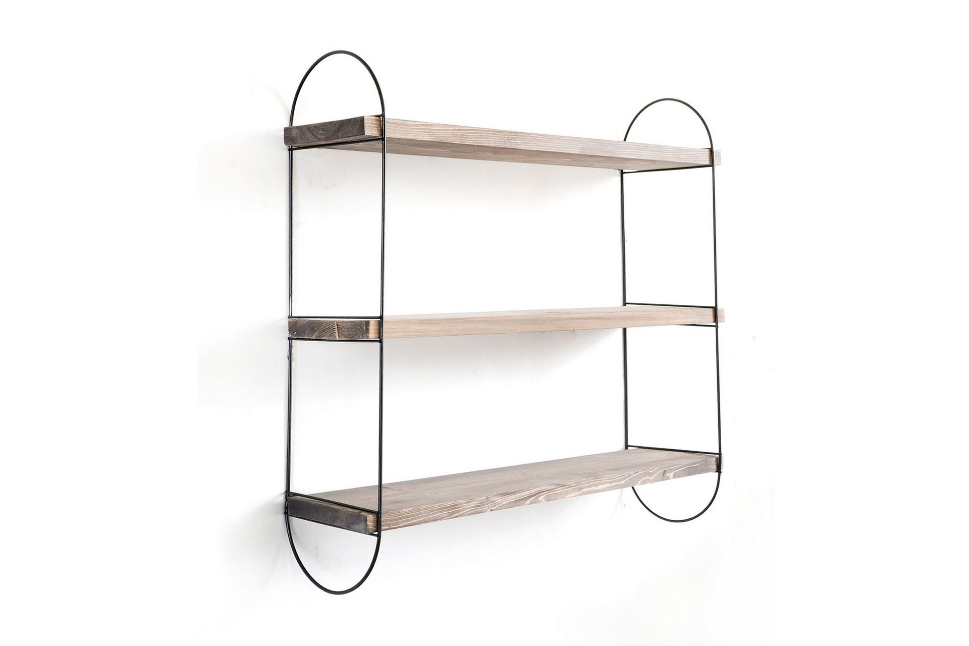 Nealhouse V&auml;gghylla 60 cm - Valn&ouml;t/Svart