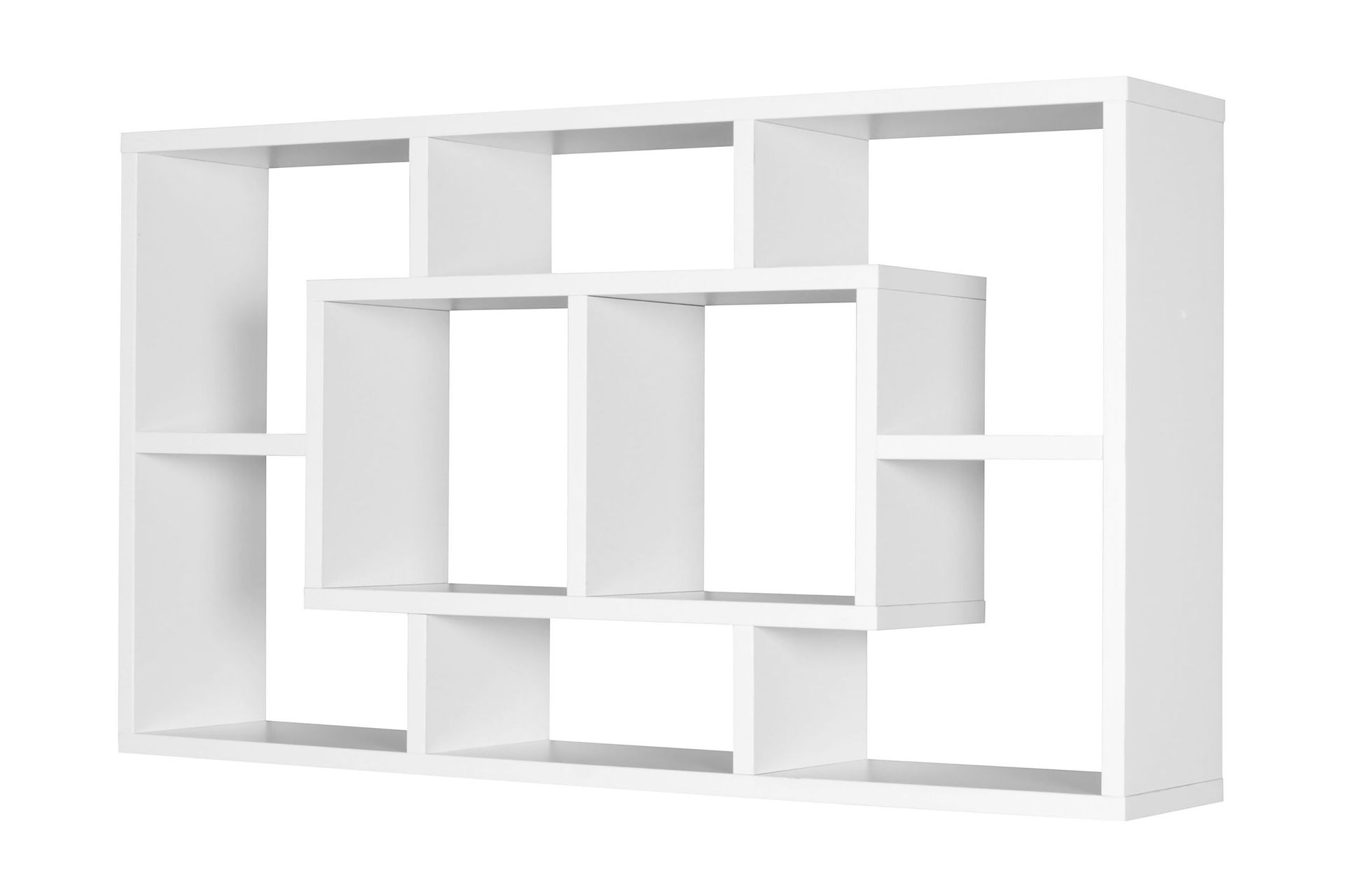 rhosgoch vägghylla - vit