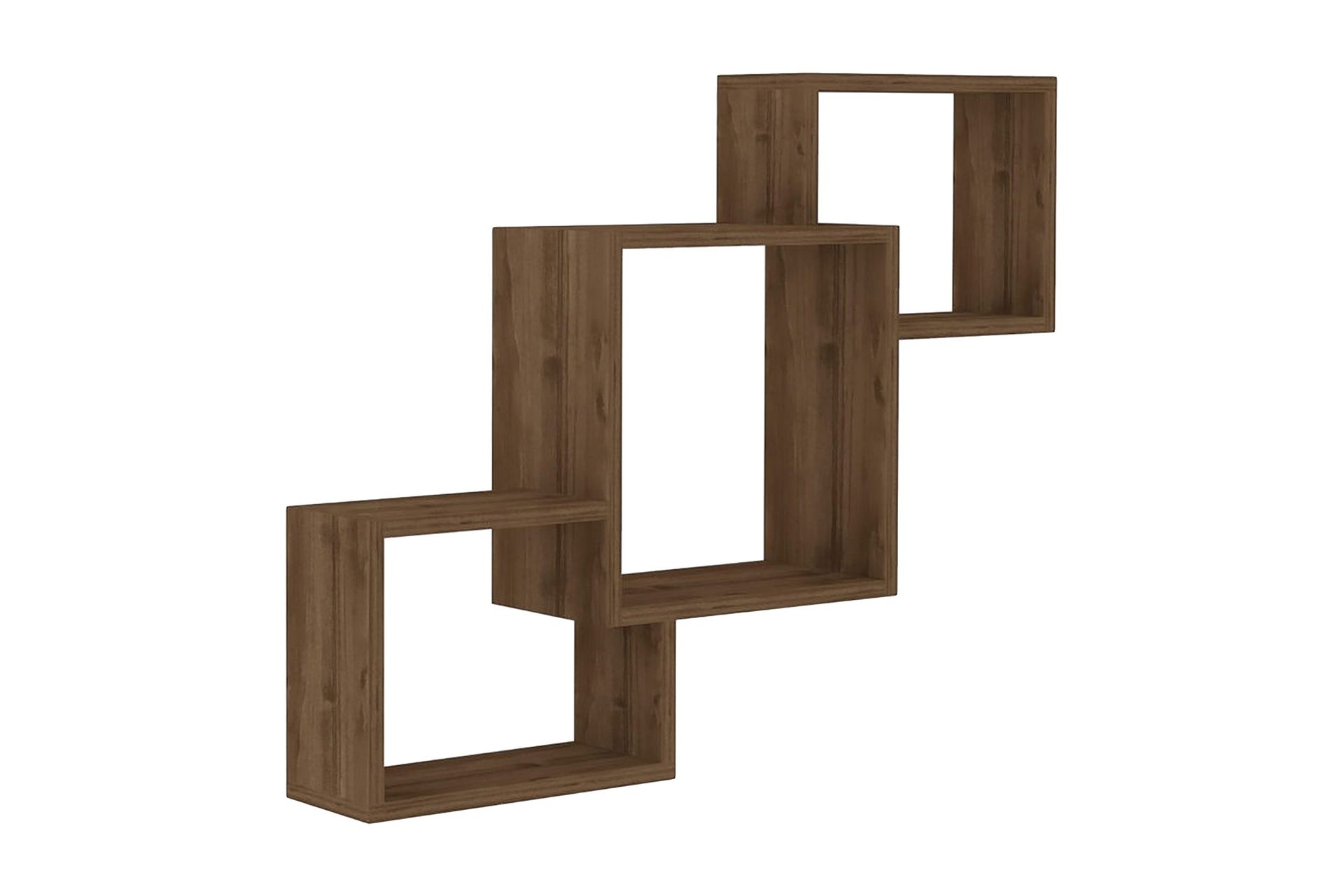 rinorea vägghylla 98x72 cm - brun