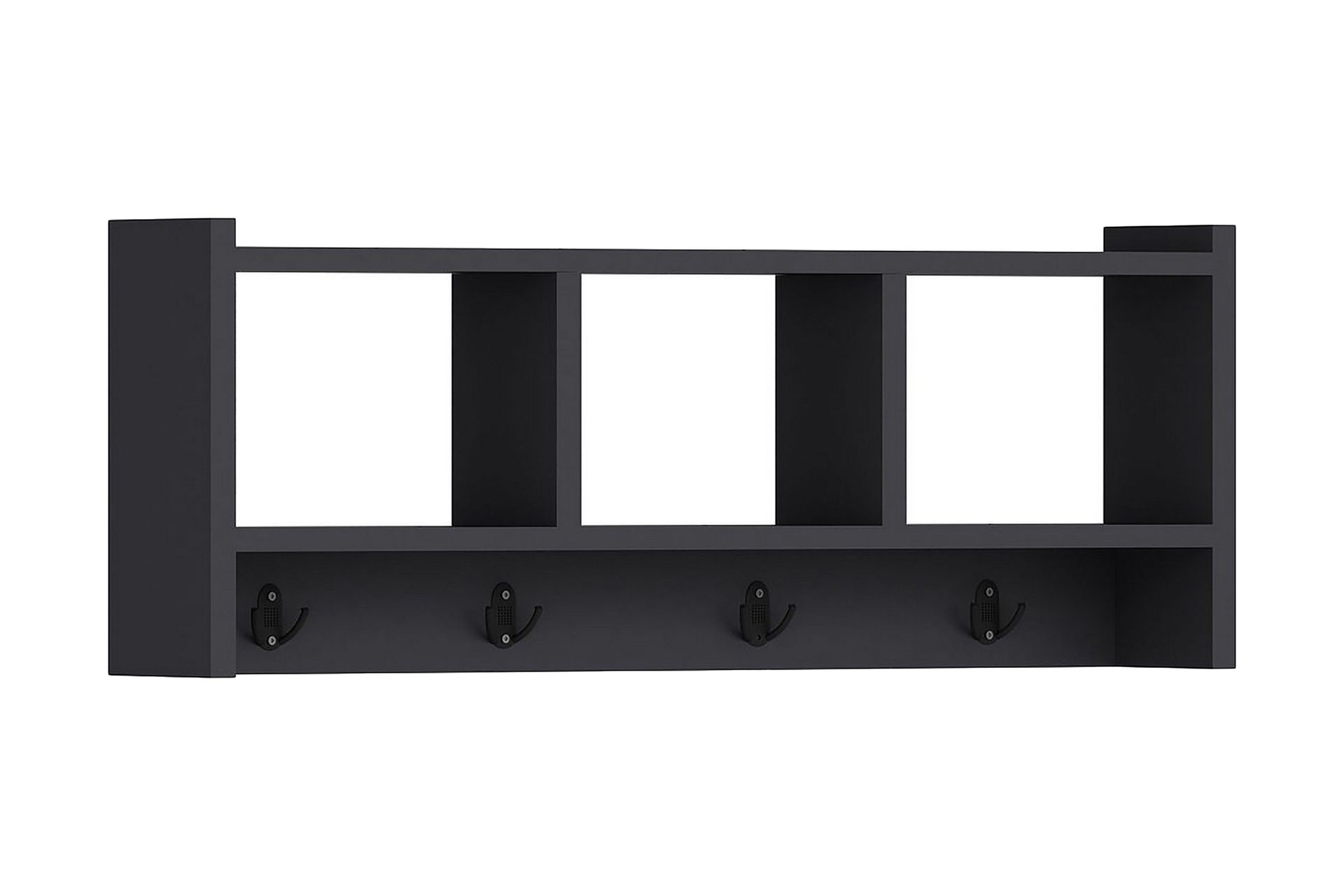 rinorea väggkrok 75,6x35 cm - antracit