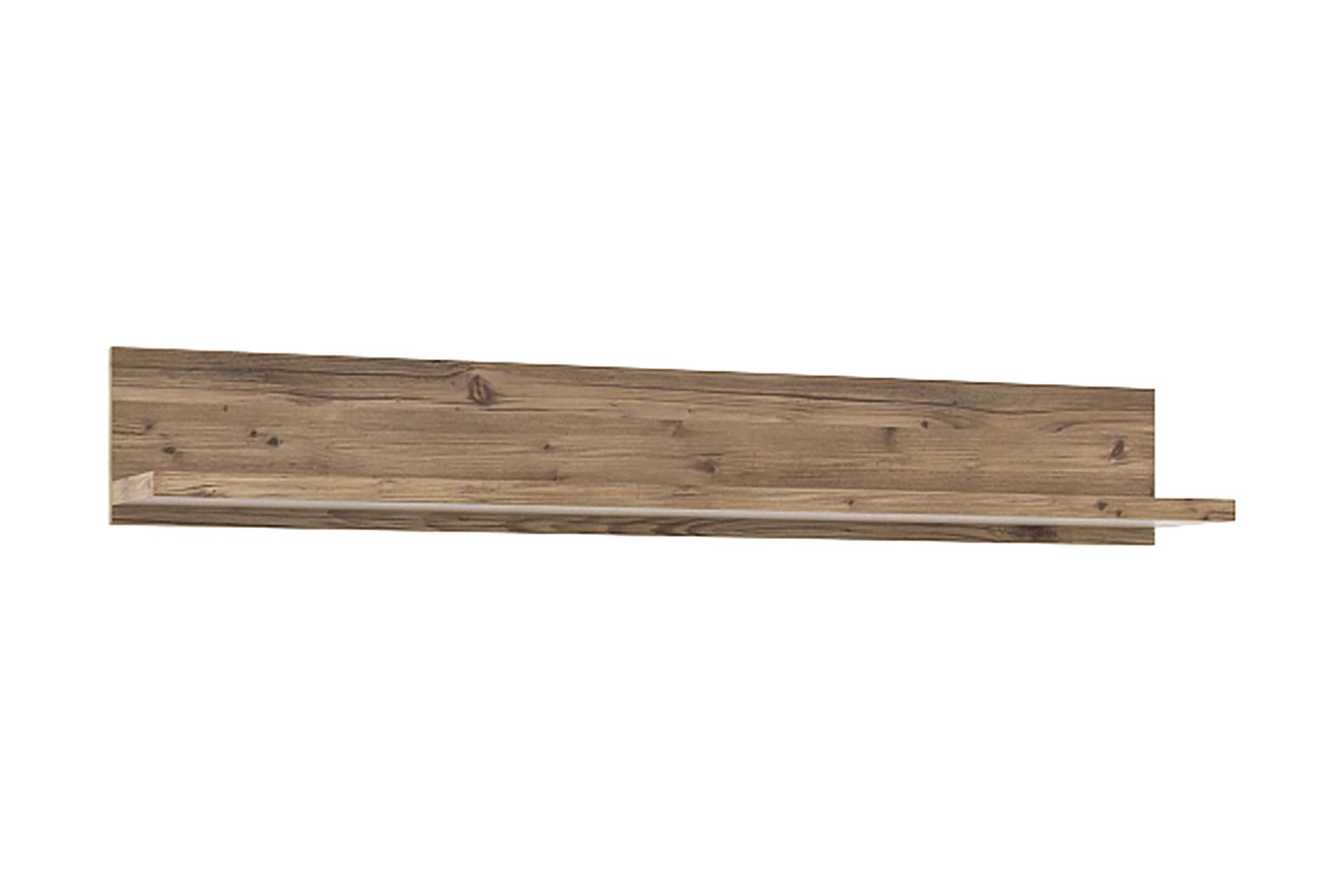 Skarebol V&auml;gghylla 147 cm i Tr&auml; - Brun