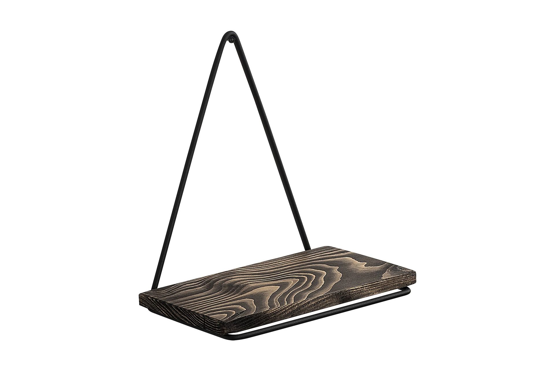 takasu vägghylla 15x27 cm - svart/valnöt