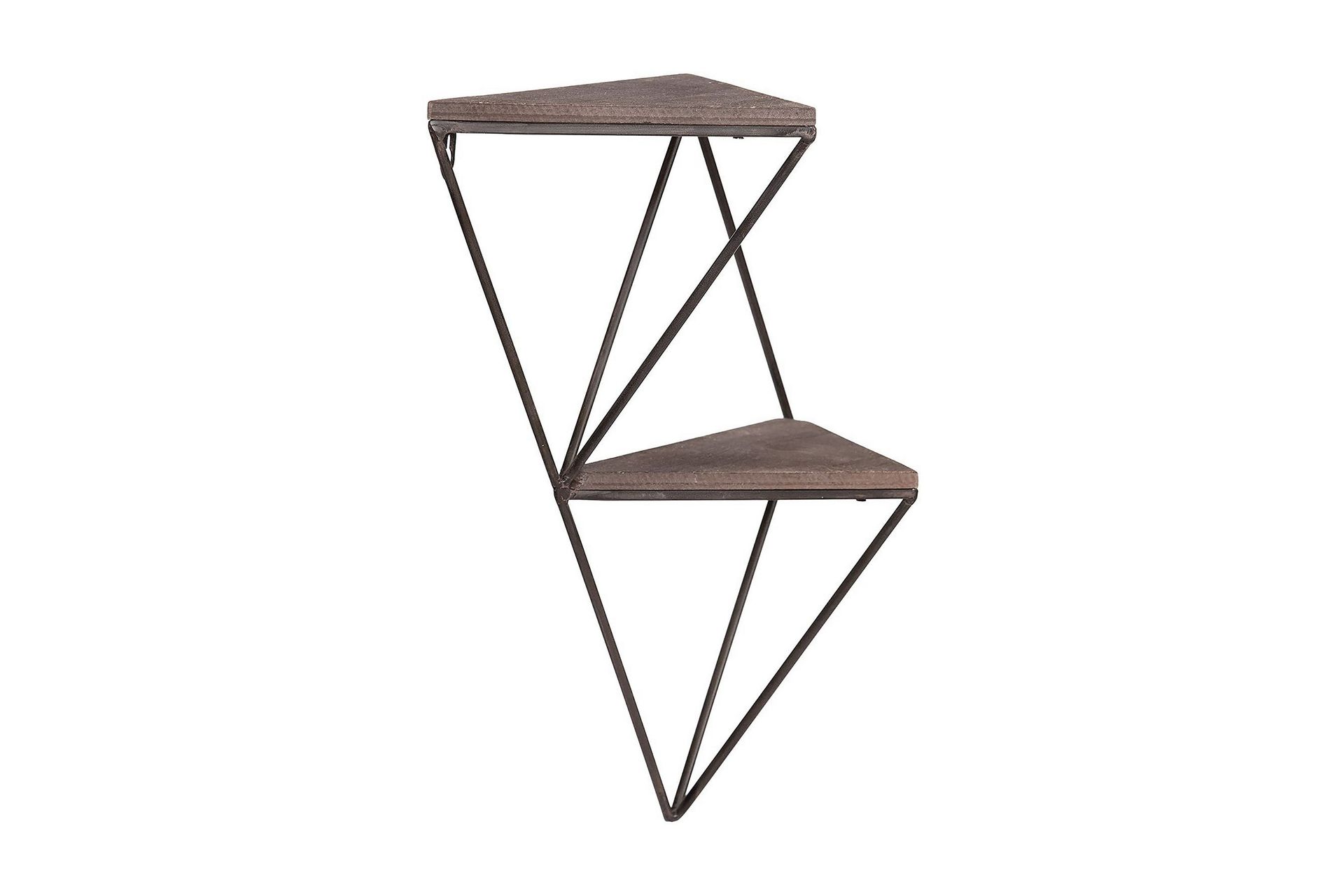 V&auml;gghylla 30x33 cm - Valn&ouml;t/Svart