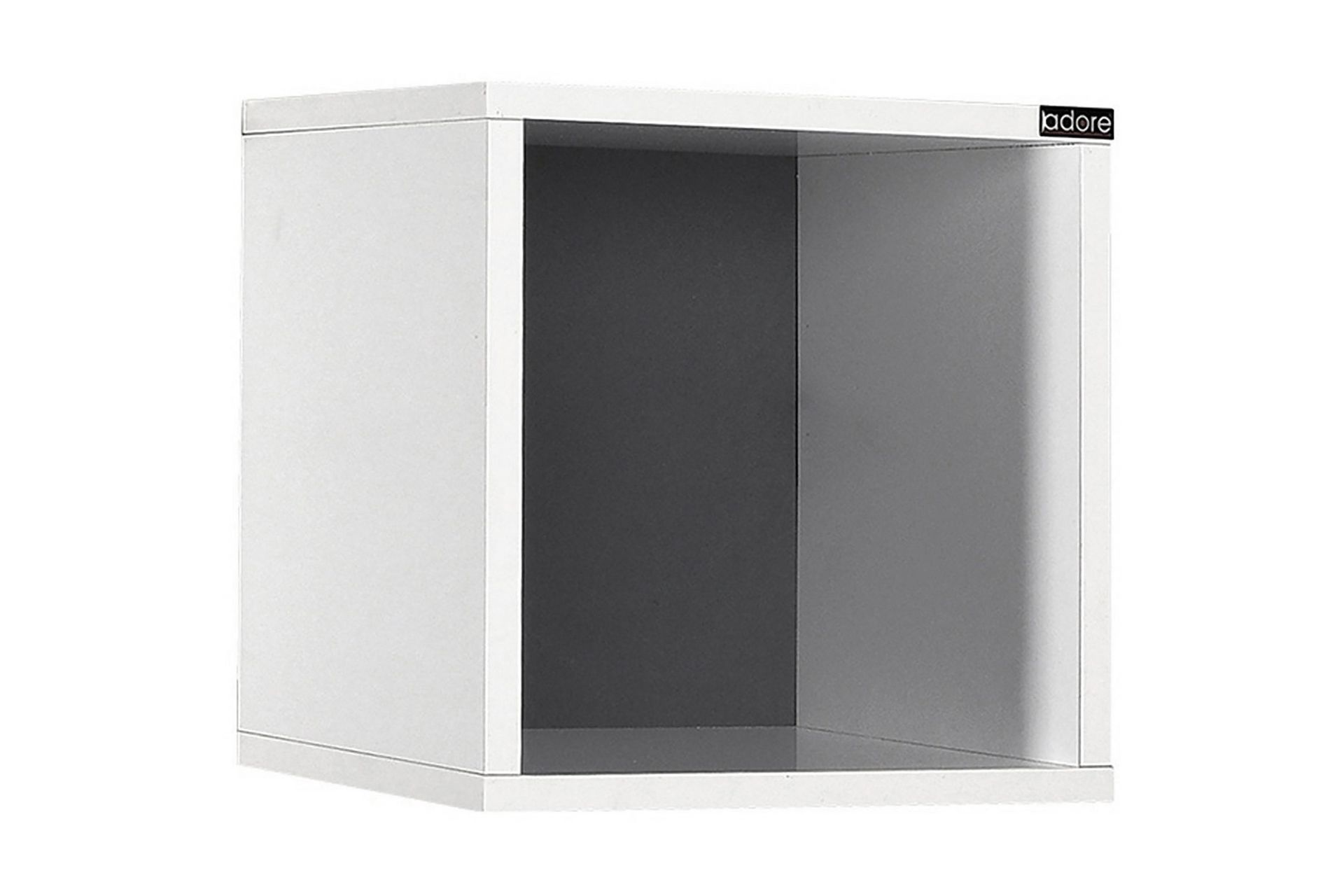 vägghylla 33x33 cm - vit