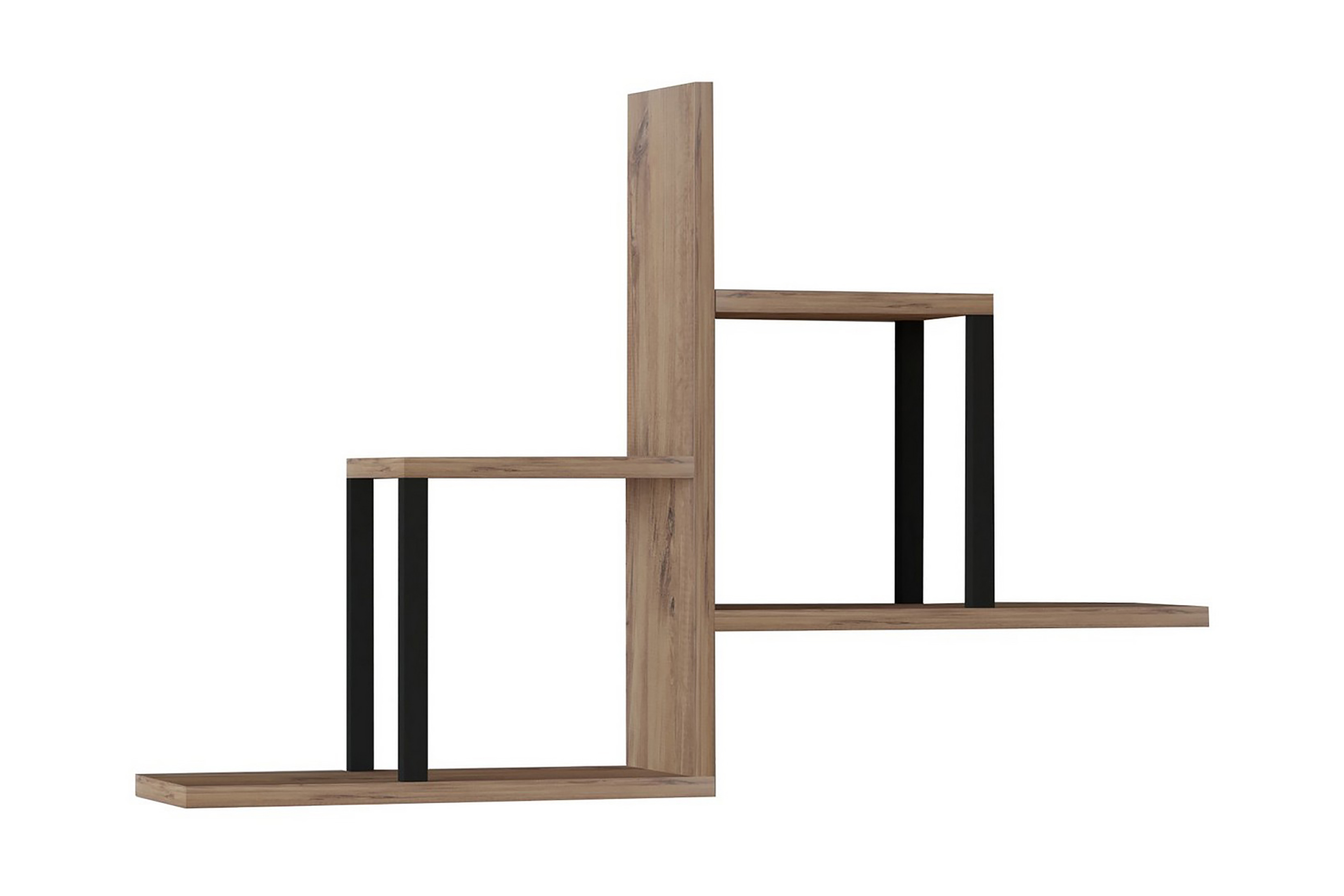 Vägghylla Adederic 20x60 cm 4-pack Natur
