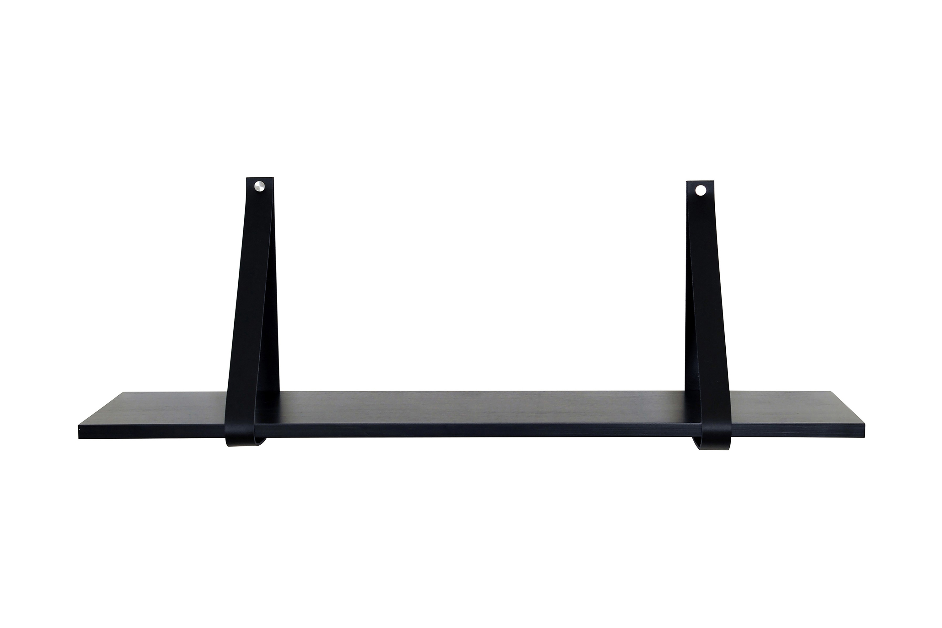 vägghylla azuelo 20x100 cm - svart