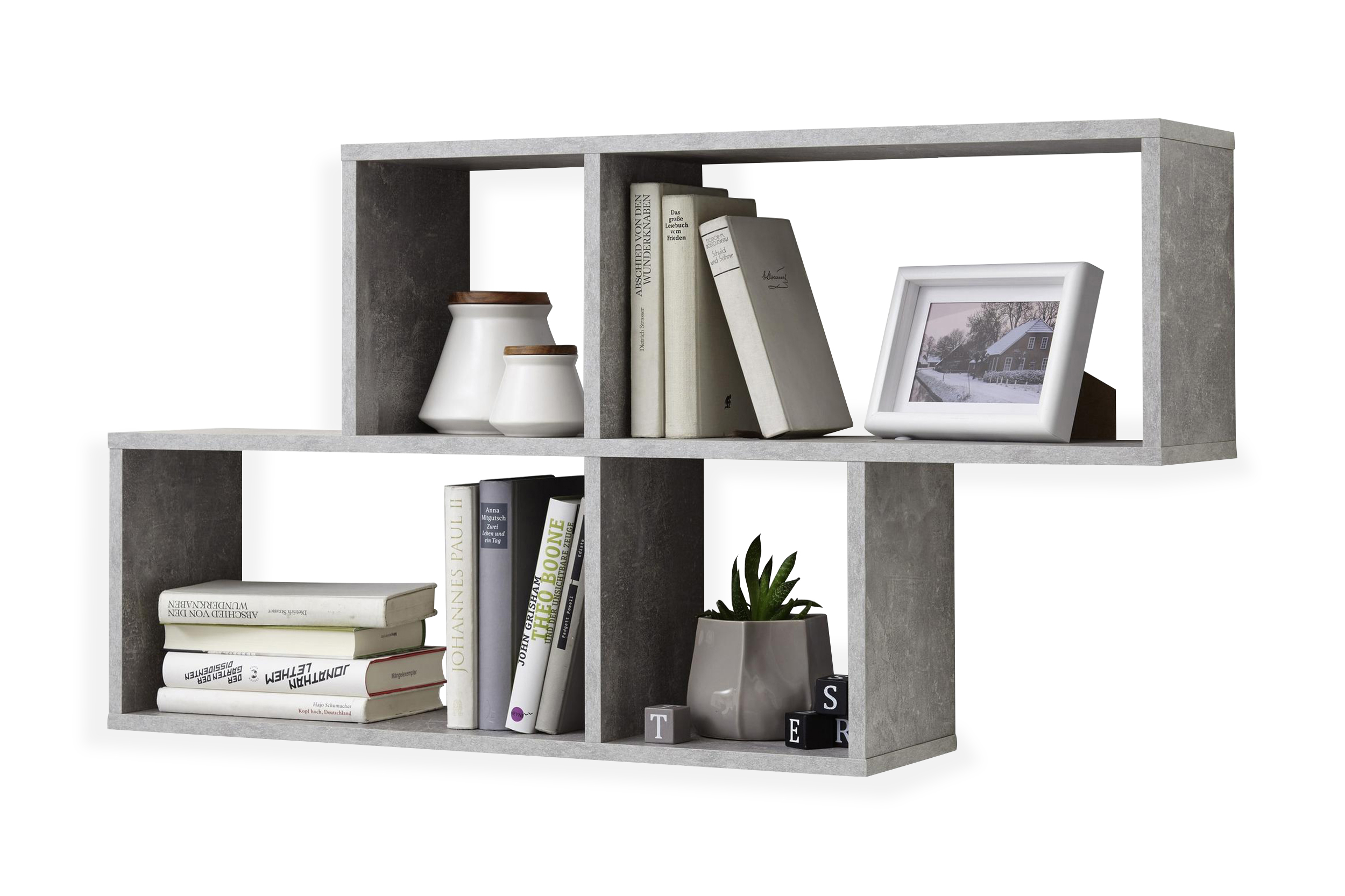 vägghylla balbina 100 cm - vitbetong