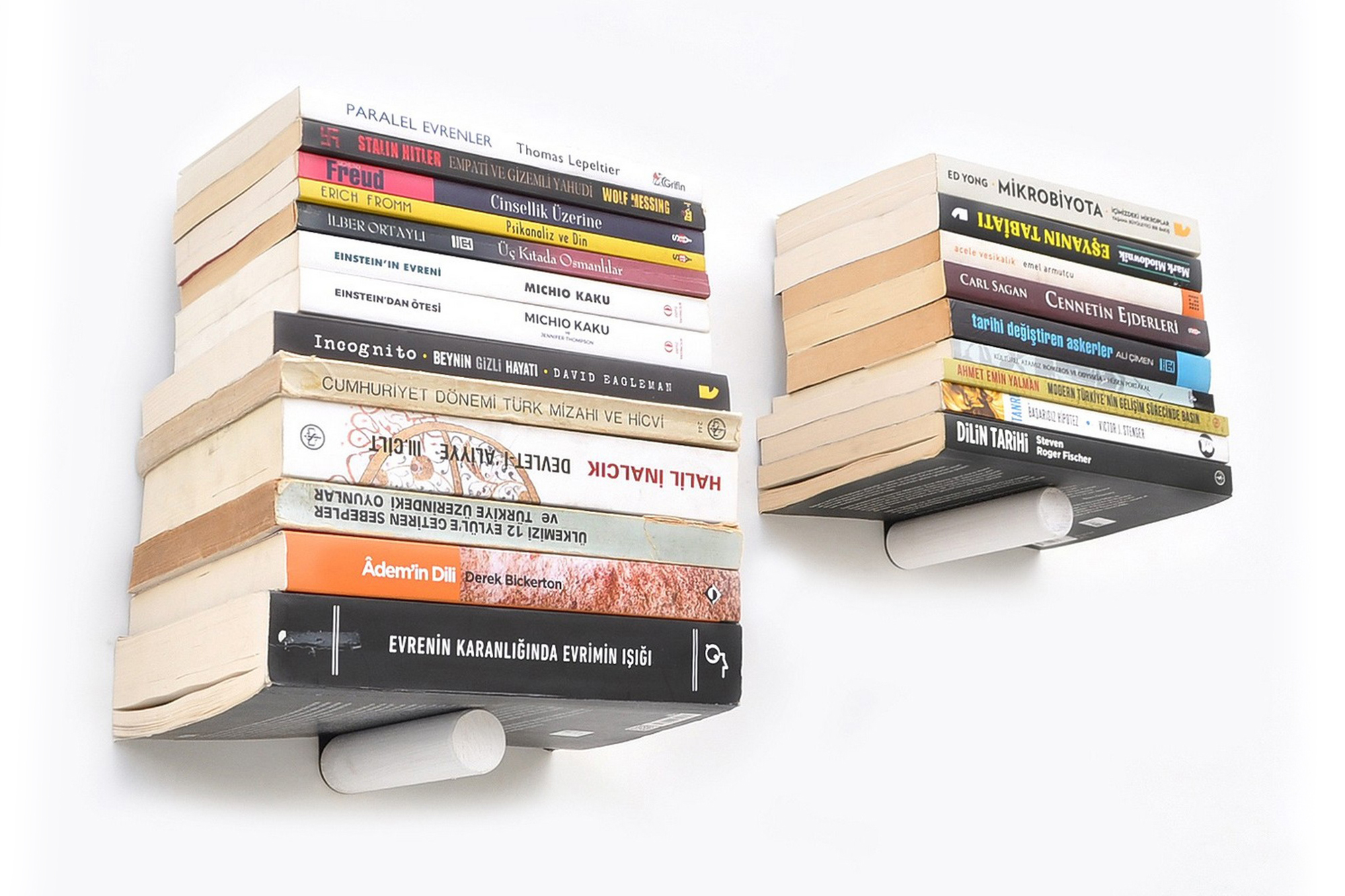 vägghylla befus 21 cm - svartvit