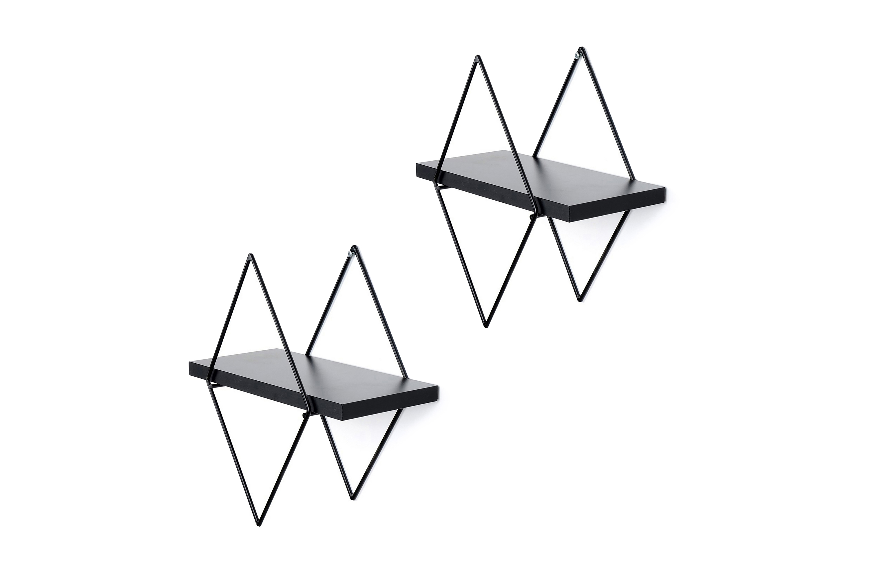 vägghylla ergani 31x15 cm - svart