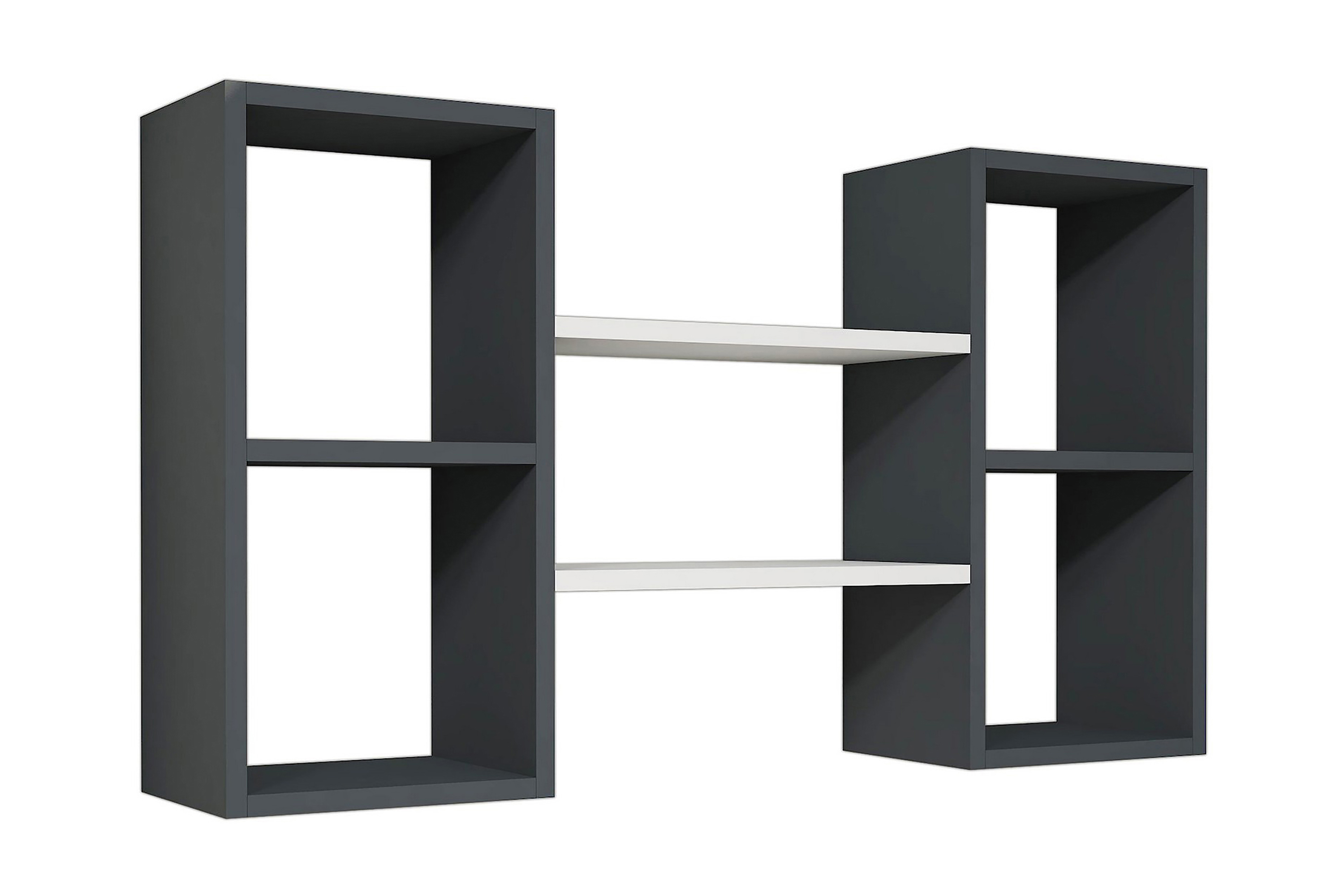 vägghylla evemea - vitmörkgrå