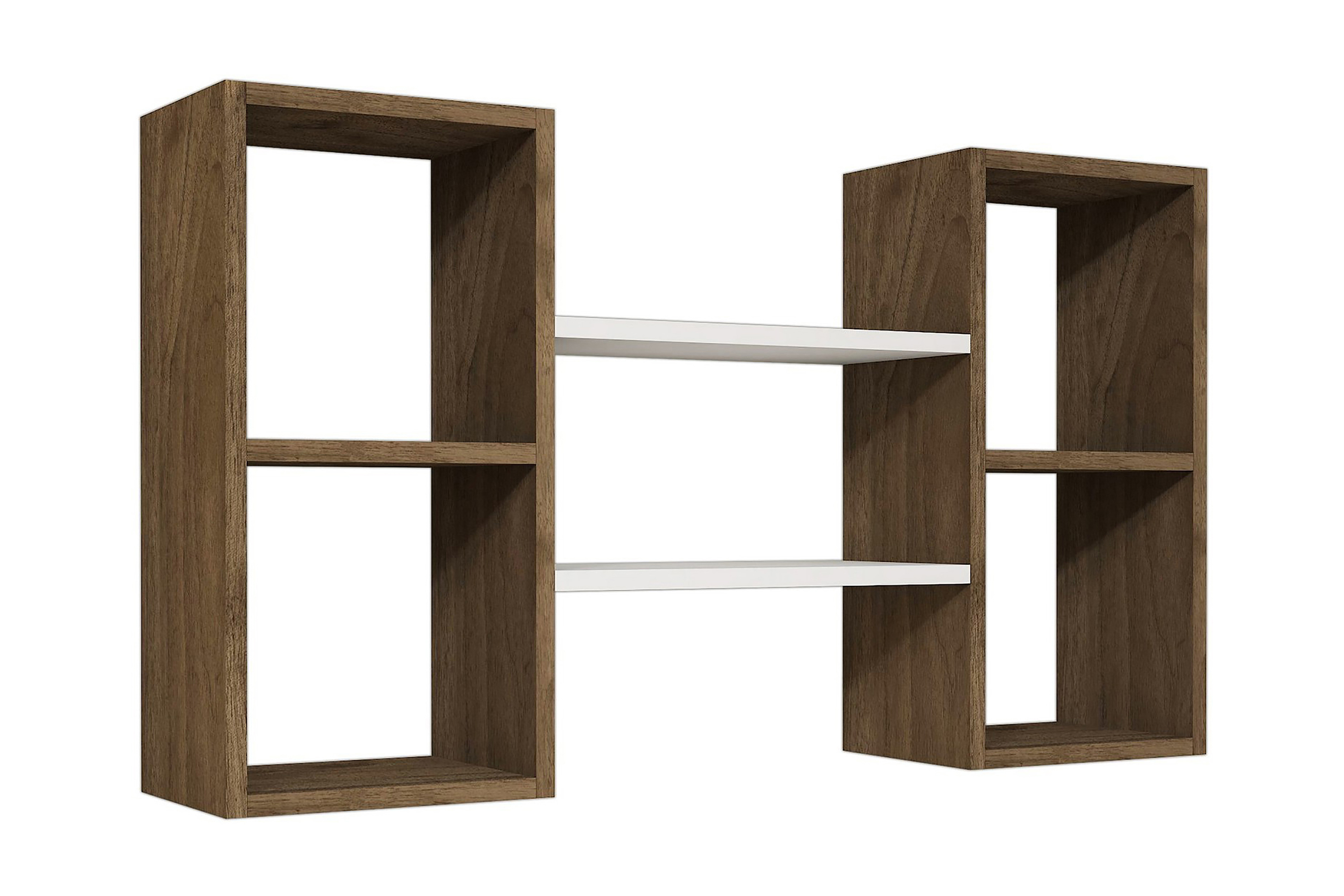 vägghylla evemea - vitvalnöt