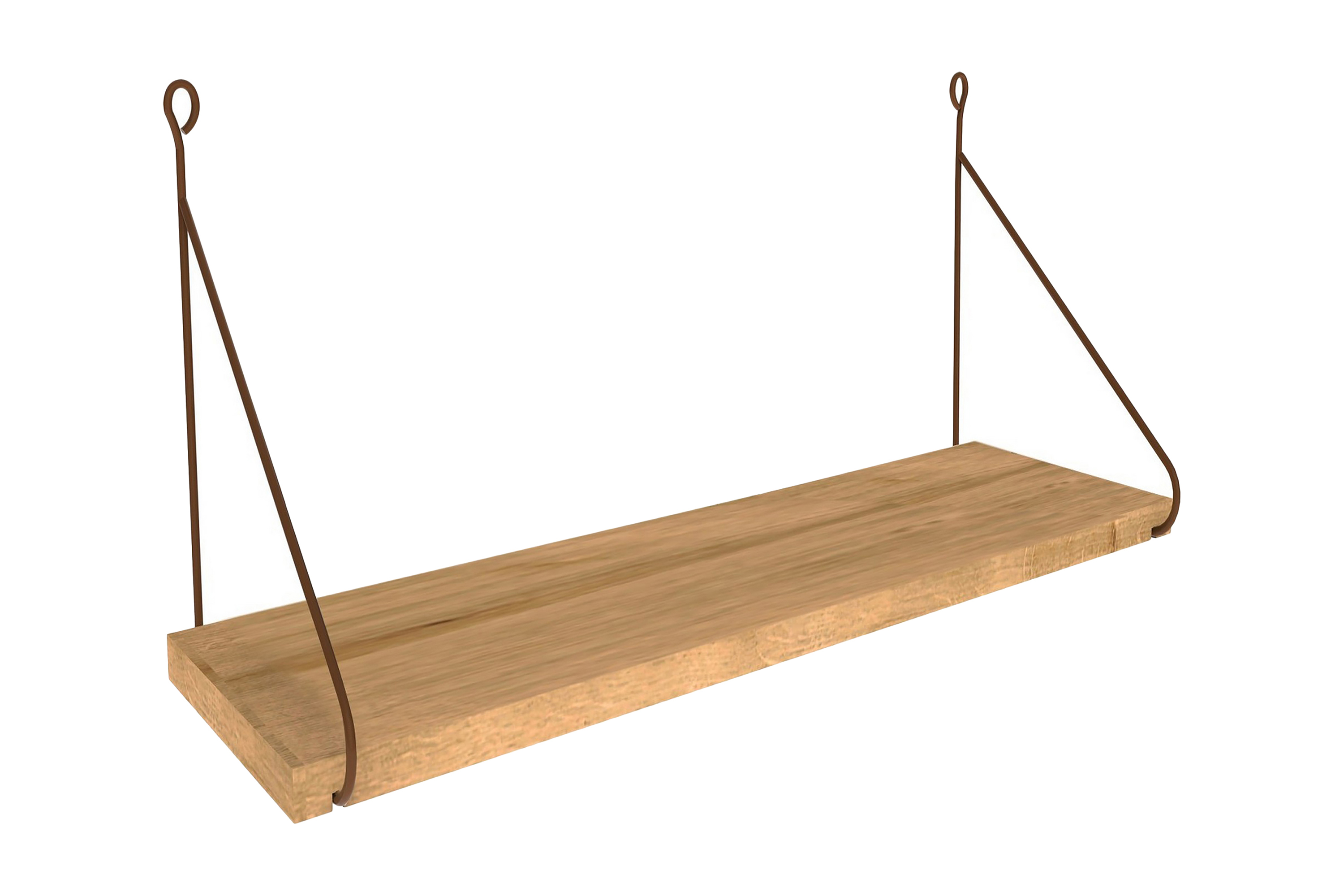 vägghylla forbis - ljusbrun