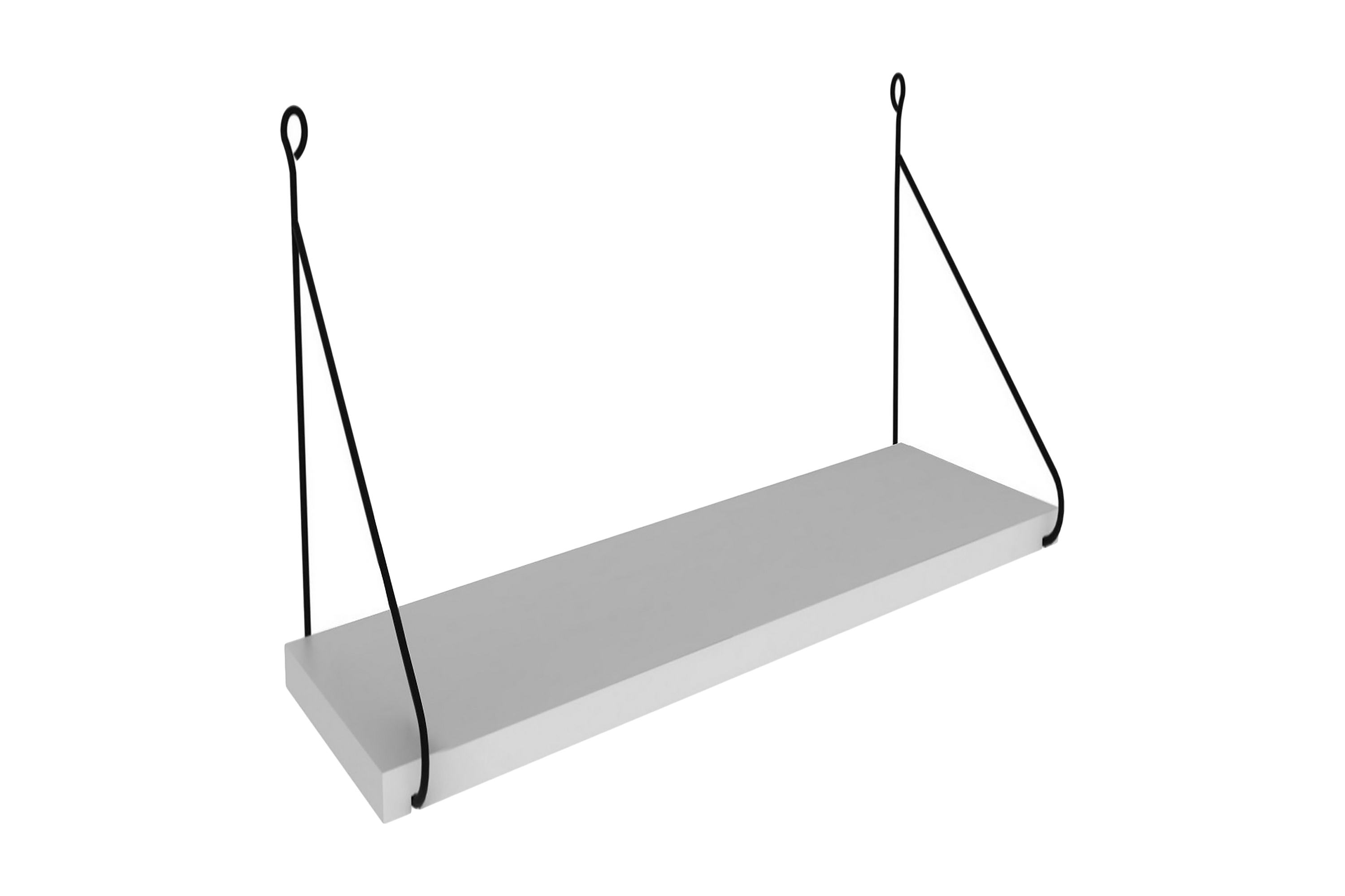 vägghylla forbis - vit/grå