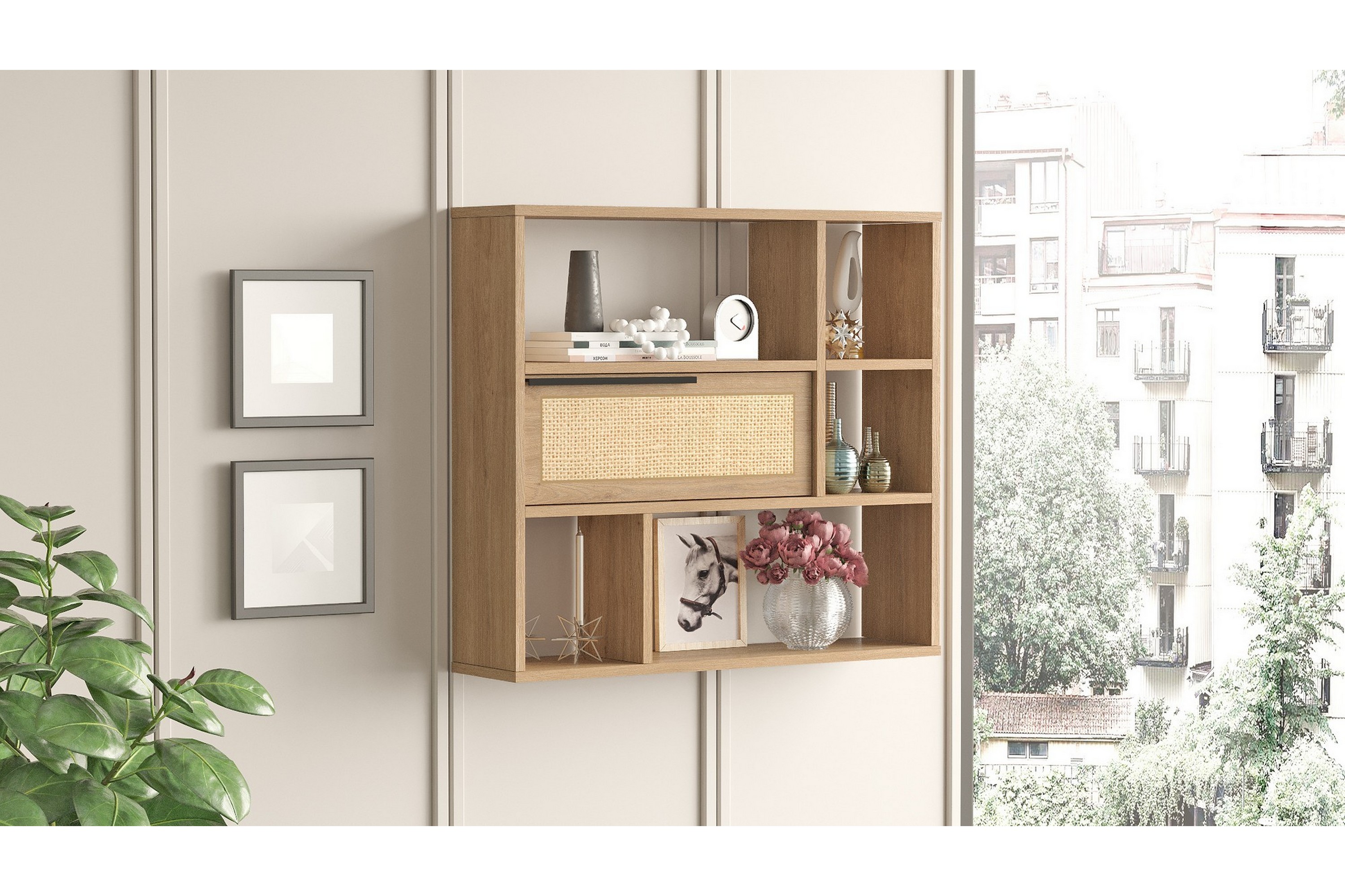 vägghylla liyakat 90,1 cm - ek