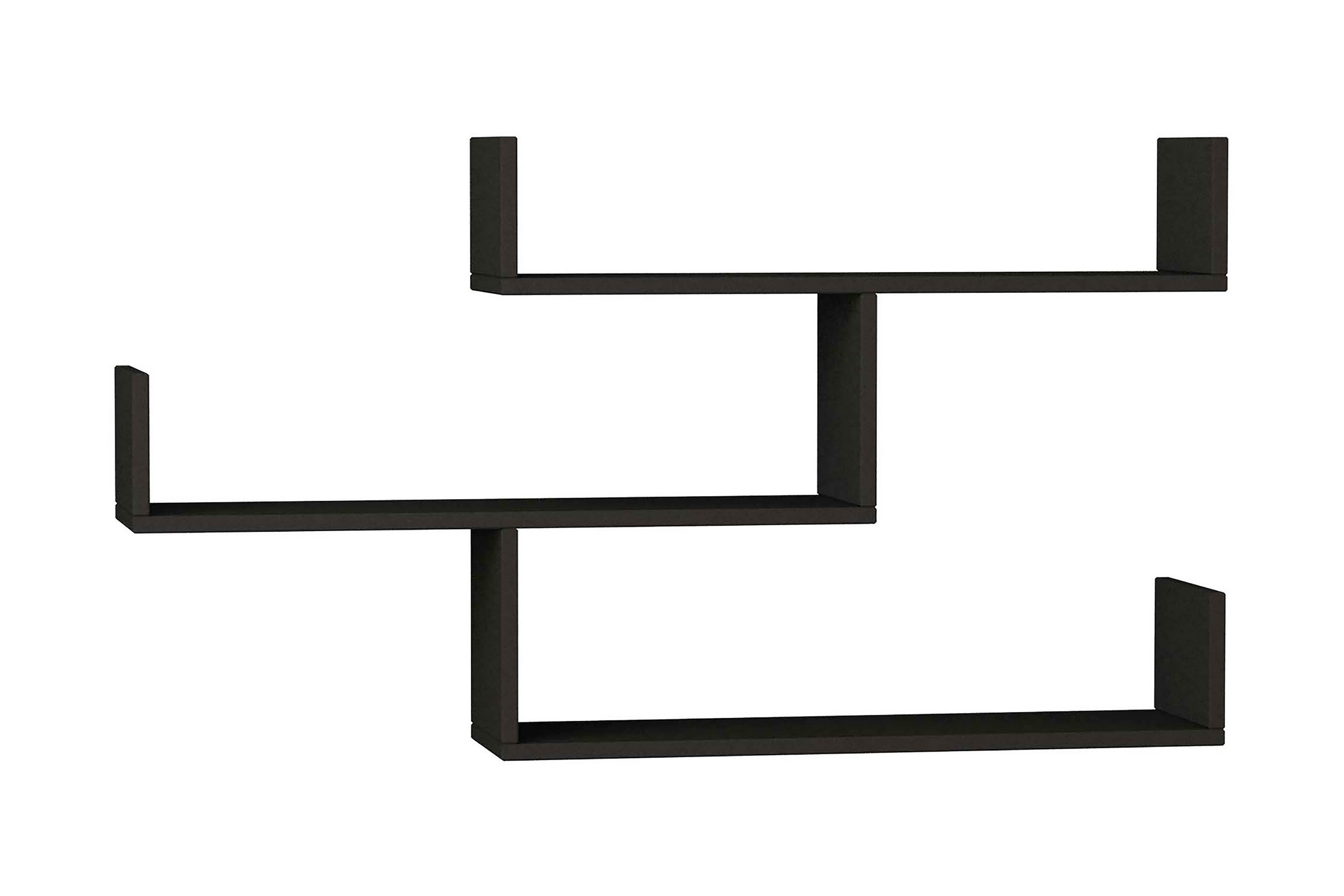 vägghylla lutchan - mörkgrå