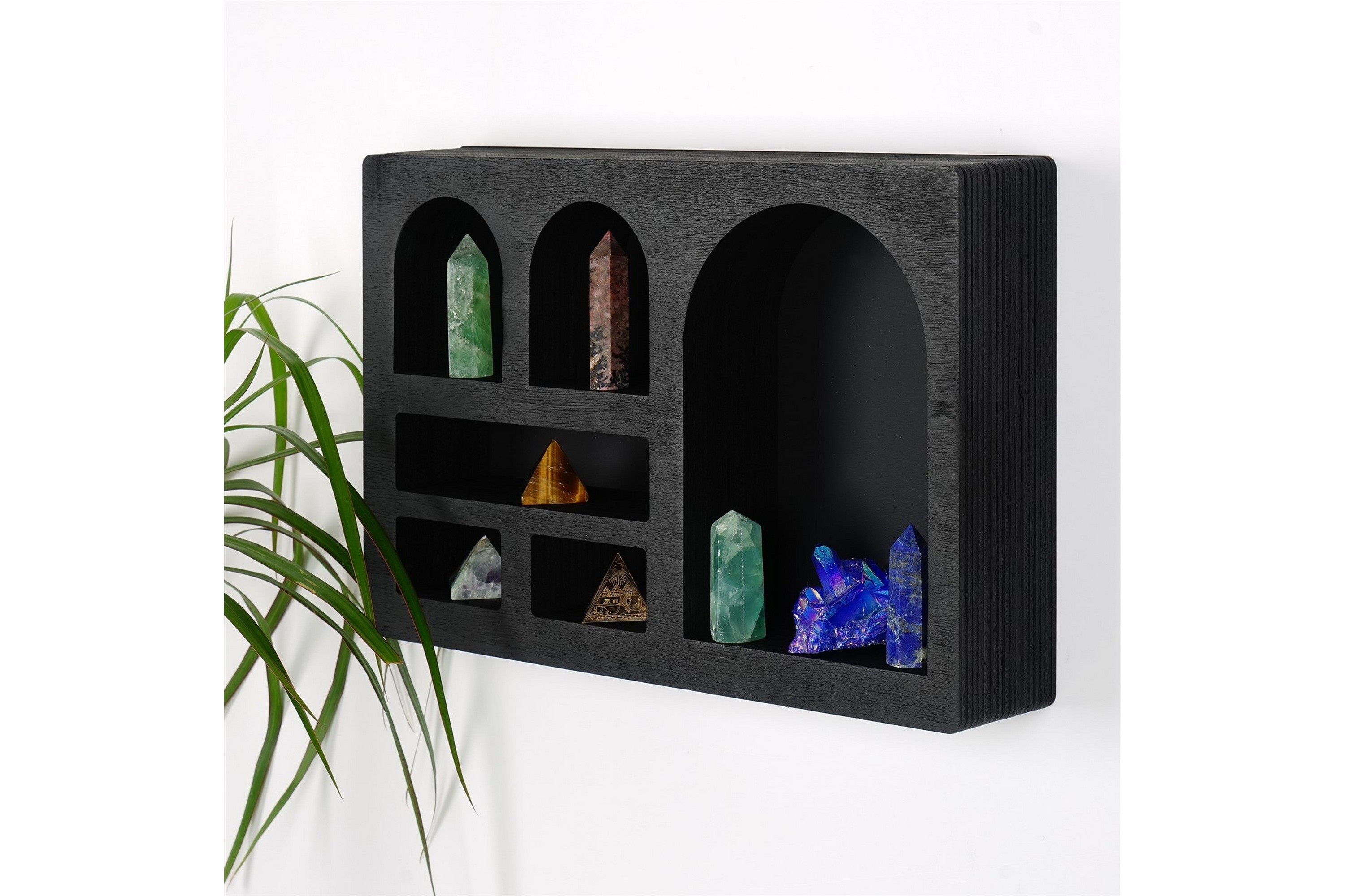 vägghylla masatane 35 cm - svart