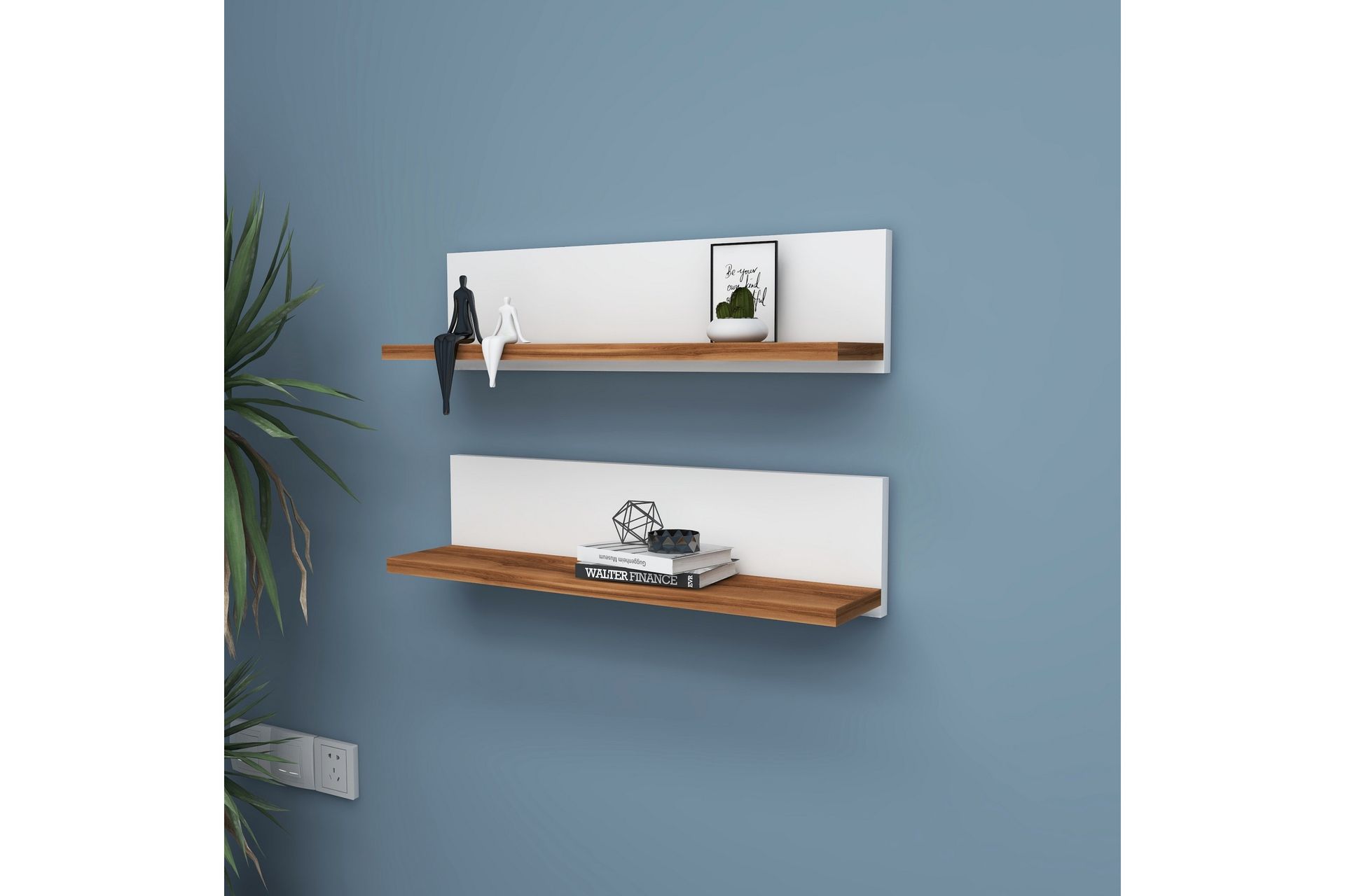 vägghylla munni 60 cm - vit