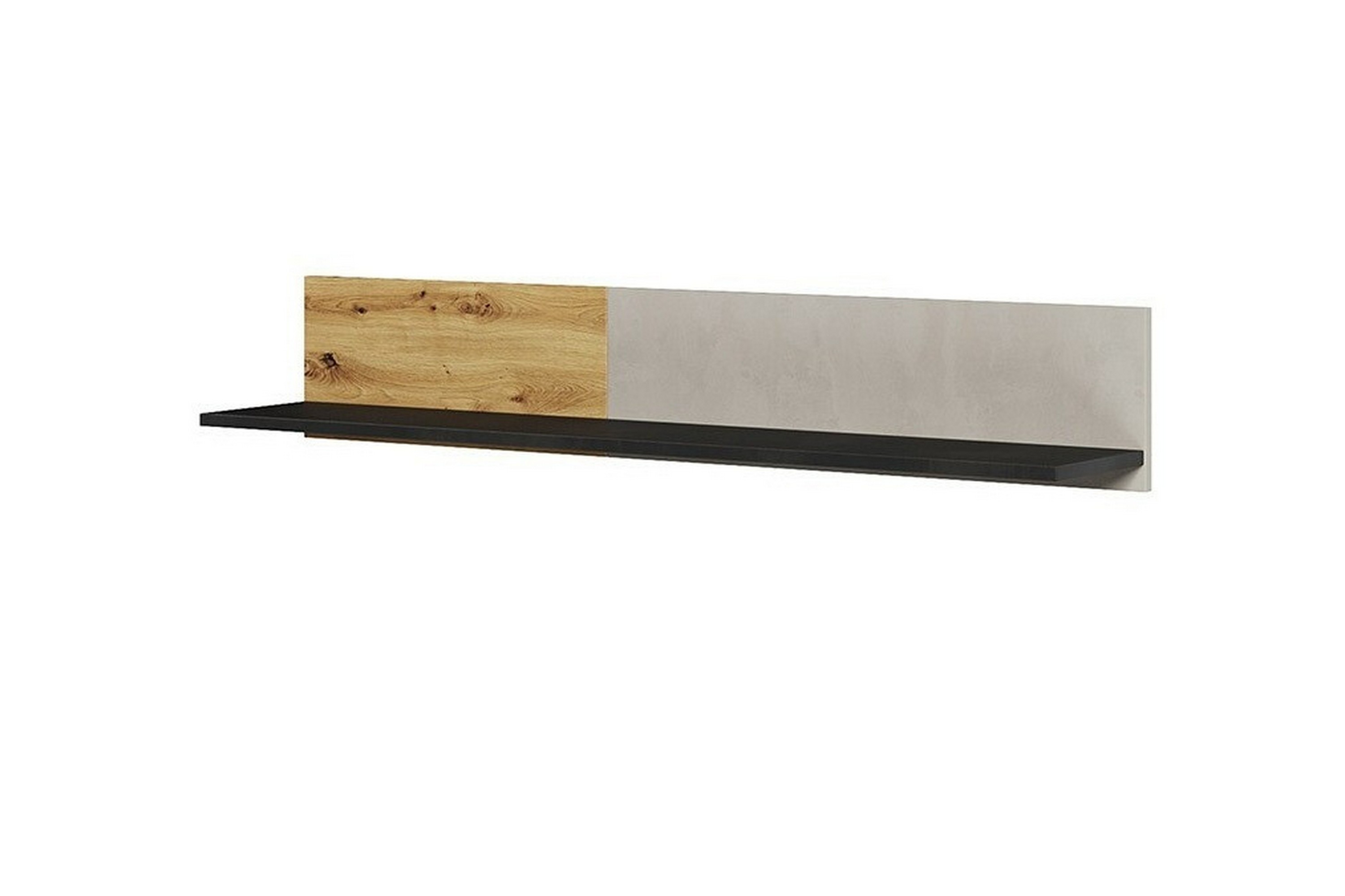 Vägghylla Rathmore 115x22 cm Svart