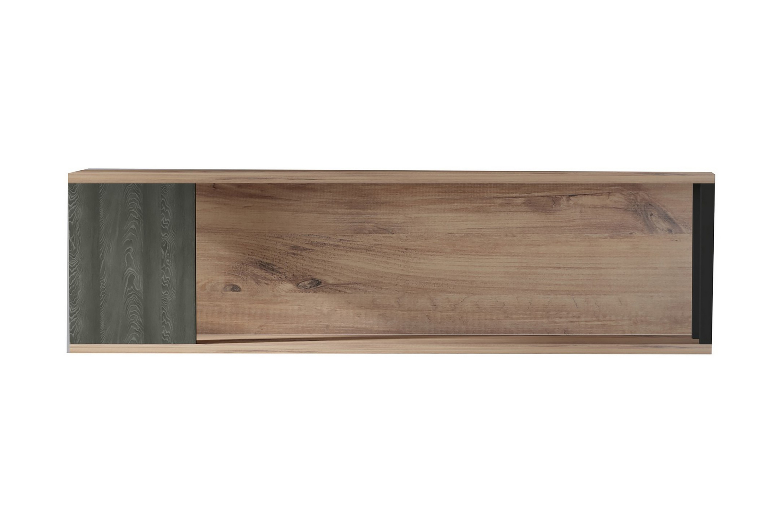 vägghylla redbears 20x100 cm - natur/antracit