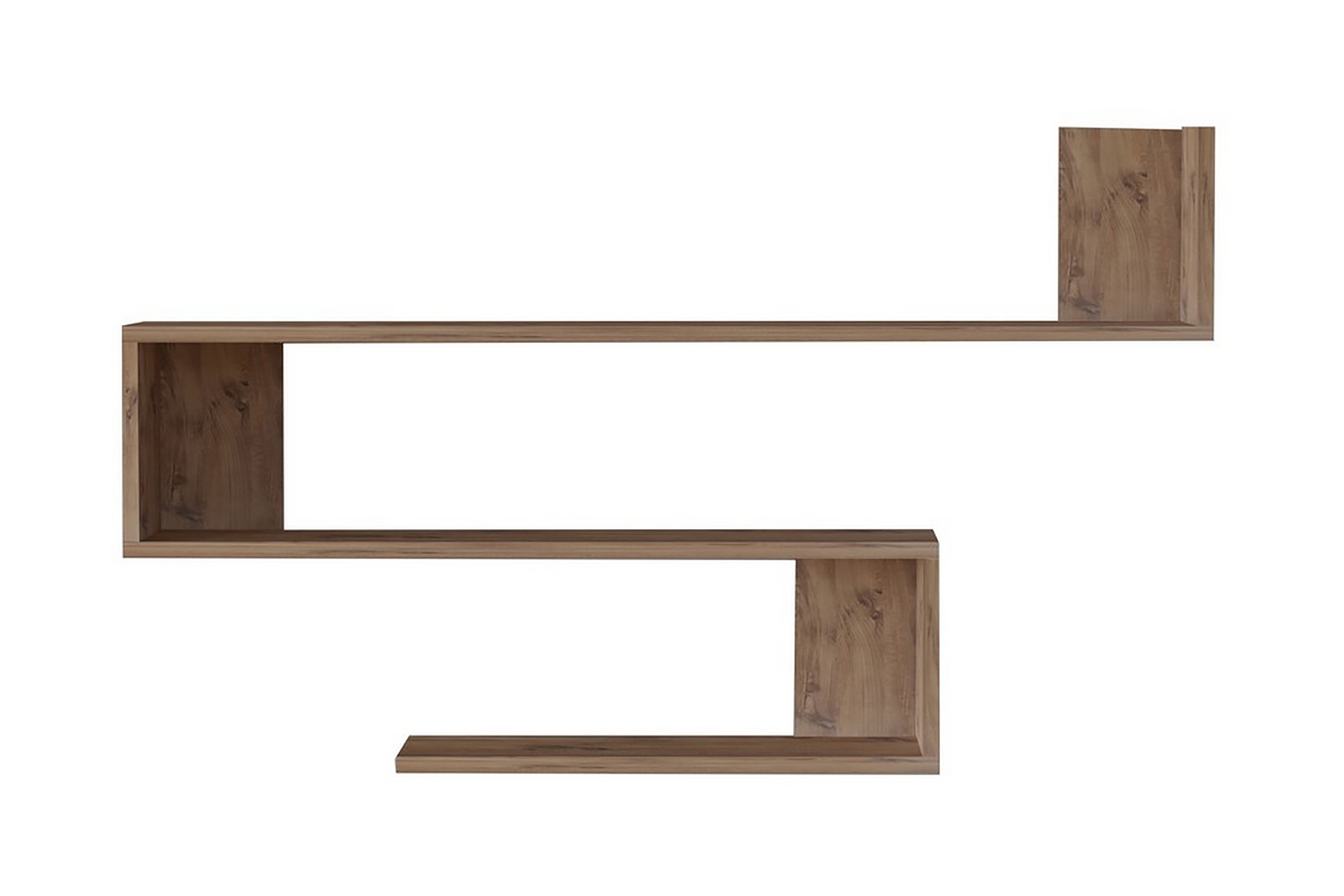 vägghylla tarner 20x120 cm 3-pack - natur