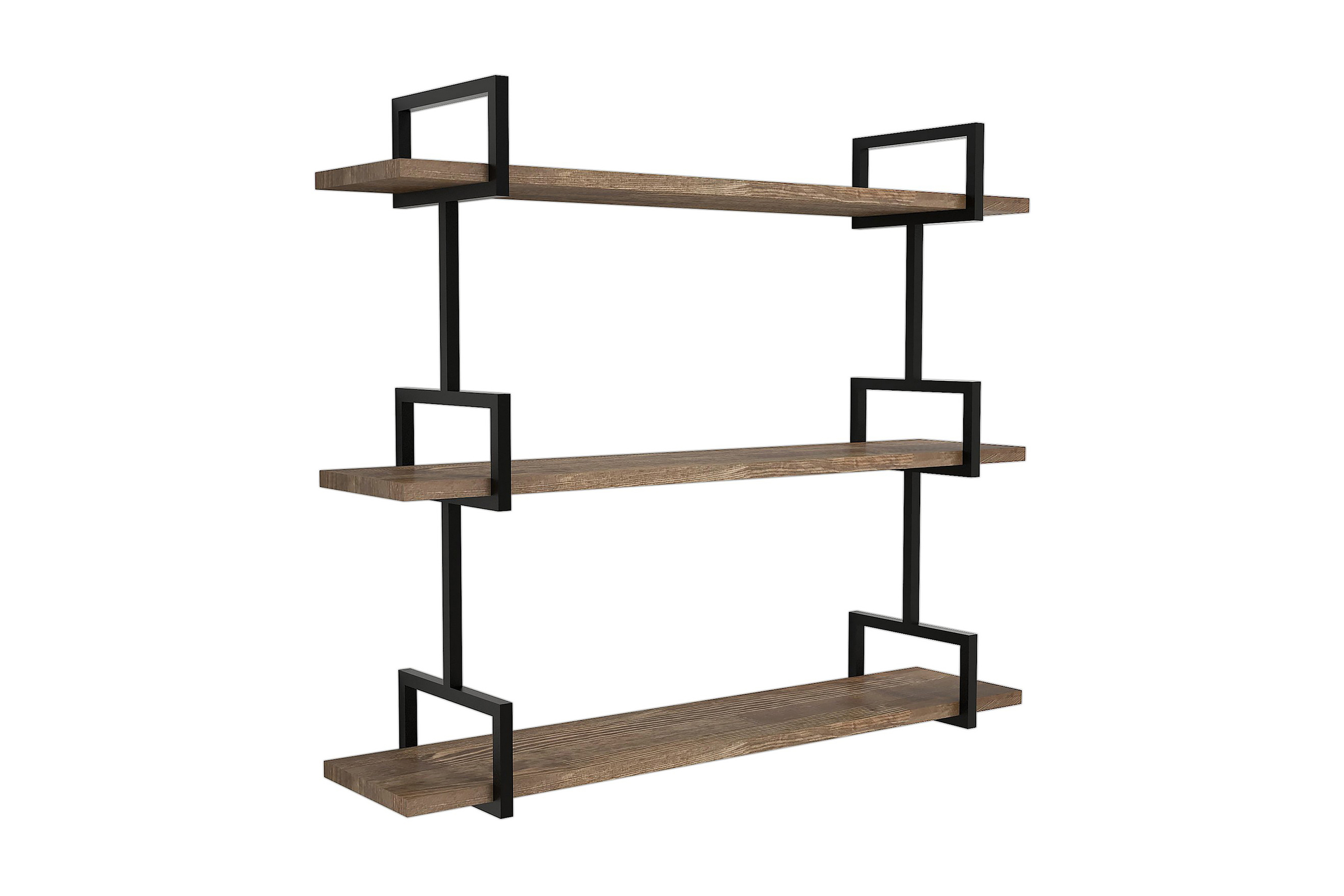 vägghylla tyrsberget 90 cm - brun