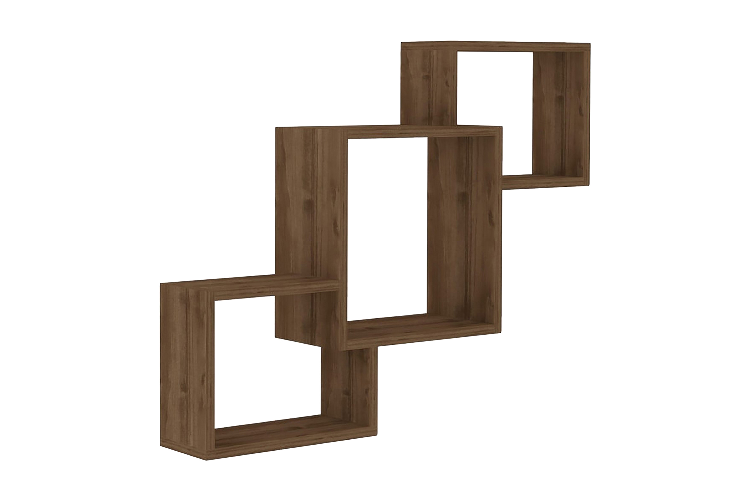 vägghylla violaceae 98x72 cm - brun