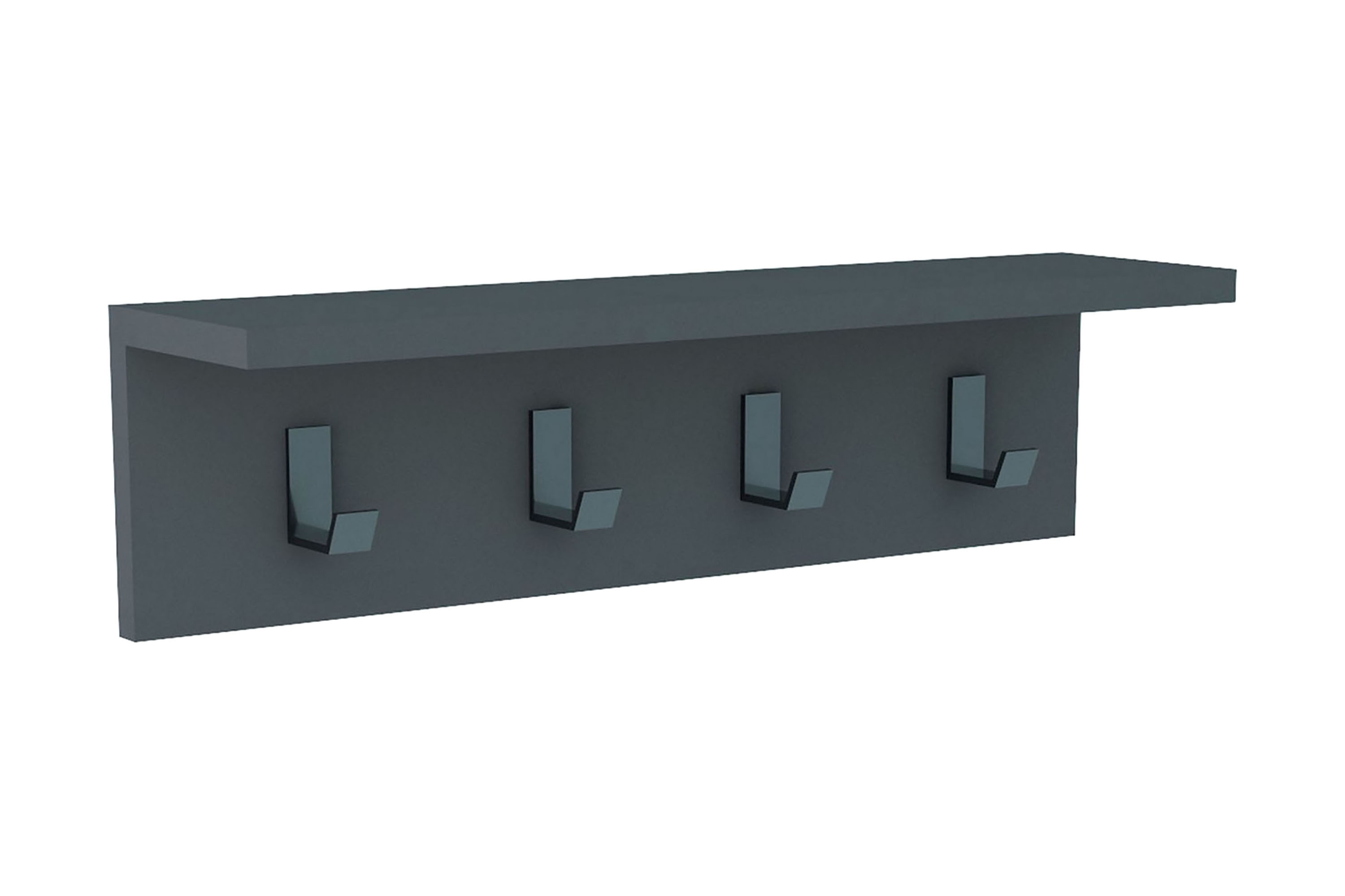 vägghylla portbury 15 cm - antracit