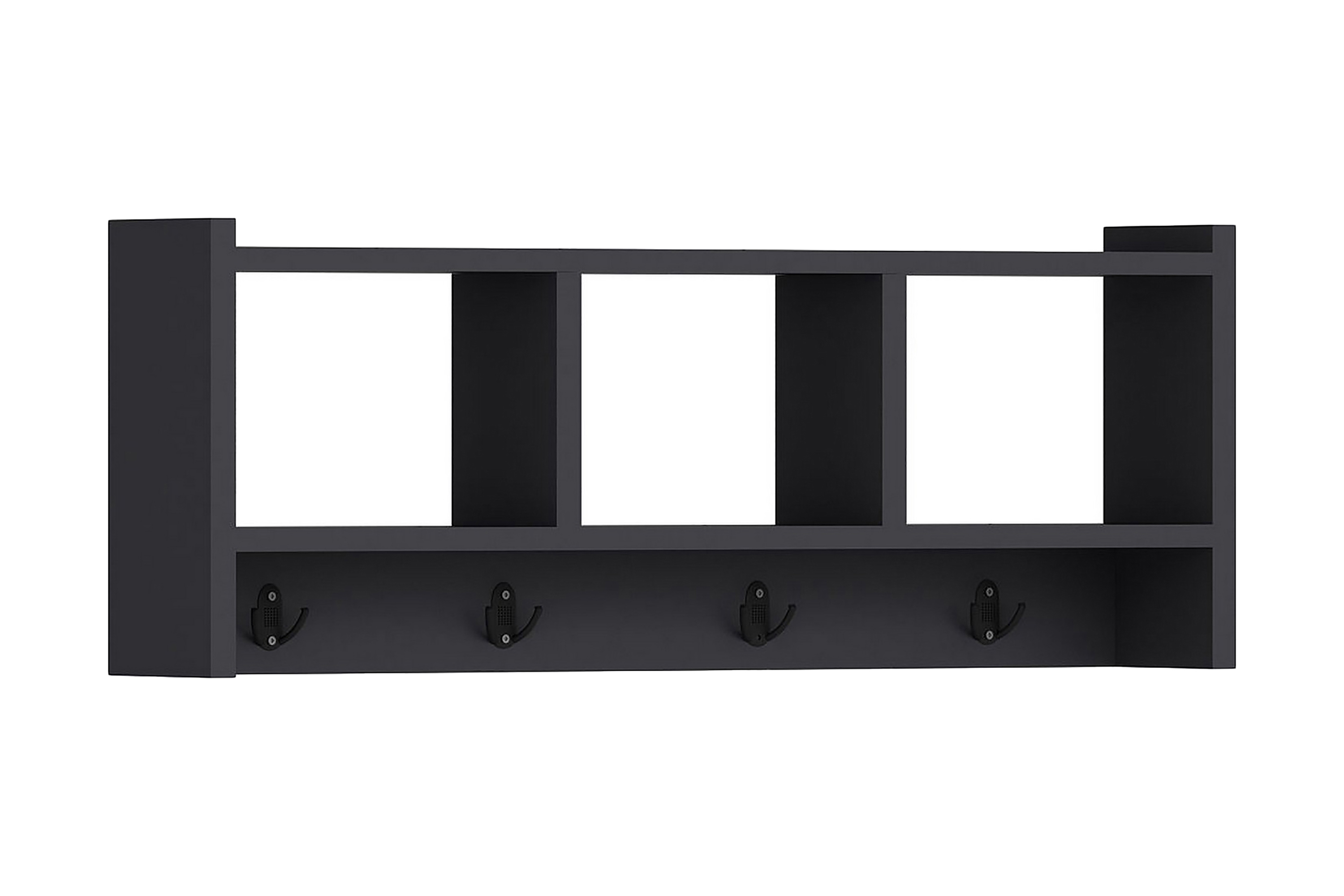 väggkrok violaceae 75,6x35 cm - antracit