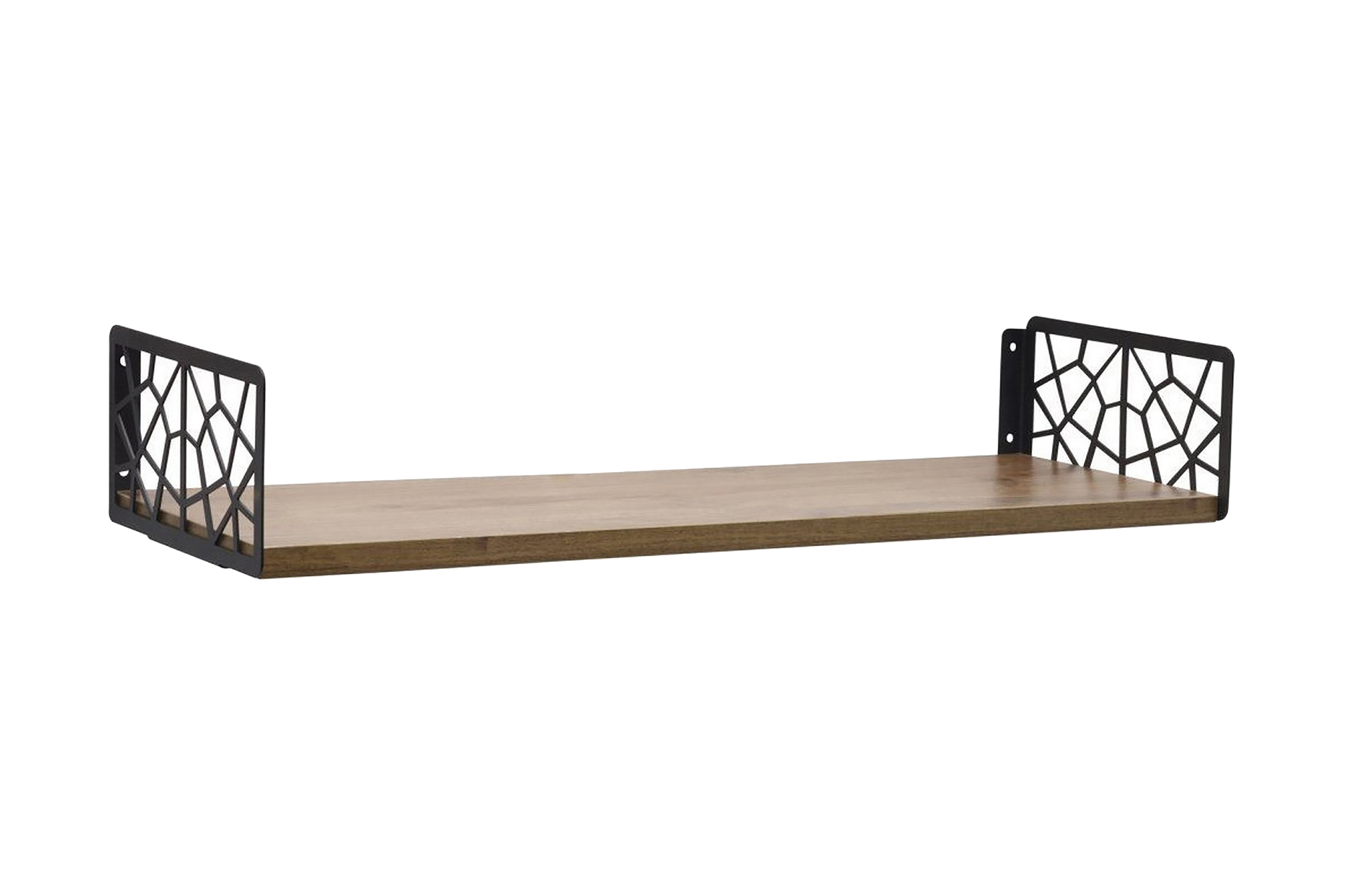 Väghylla Zakkum 60x20 cm Brun