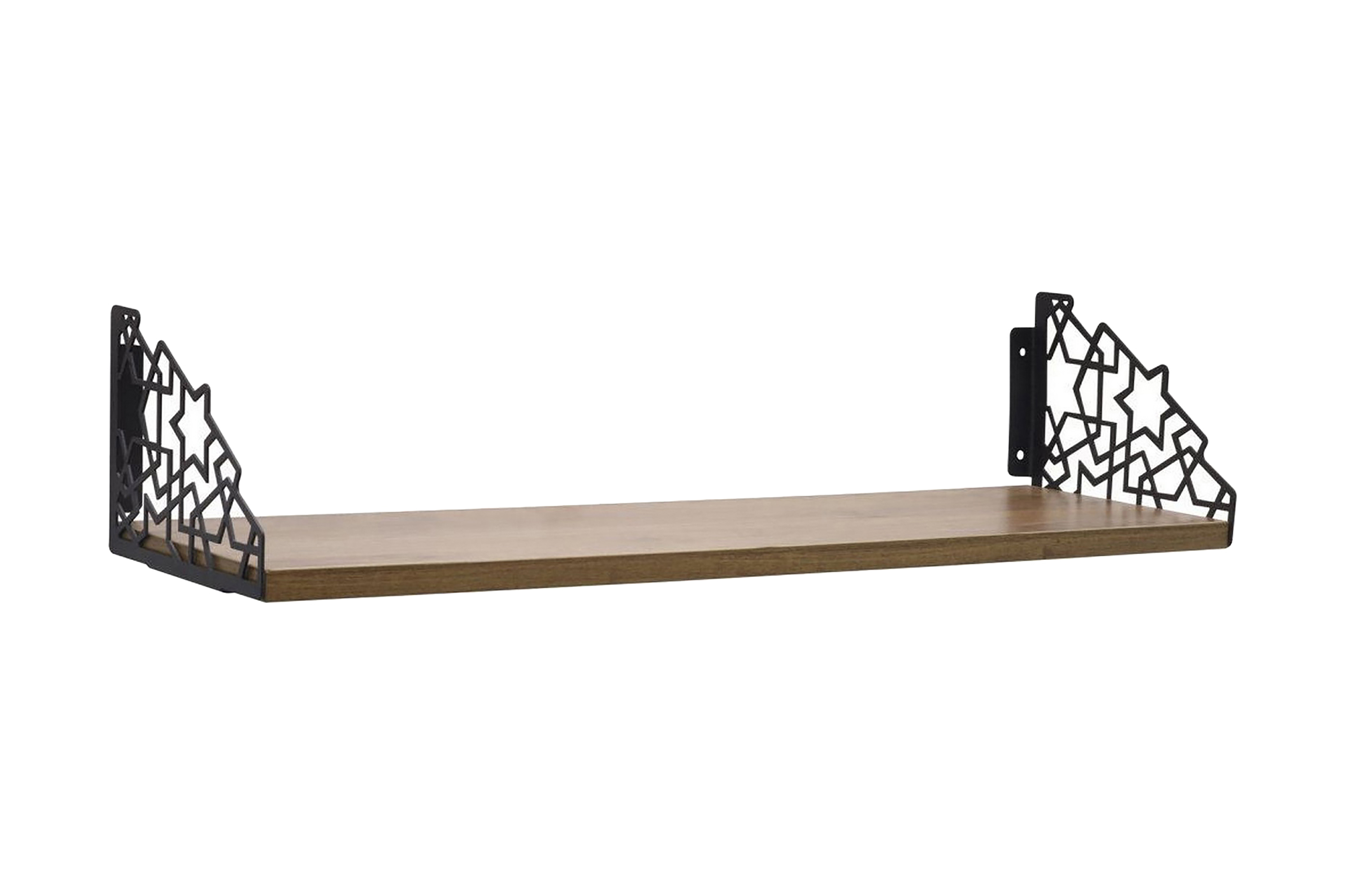 väghylla zakkum 60x20 cm - brun