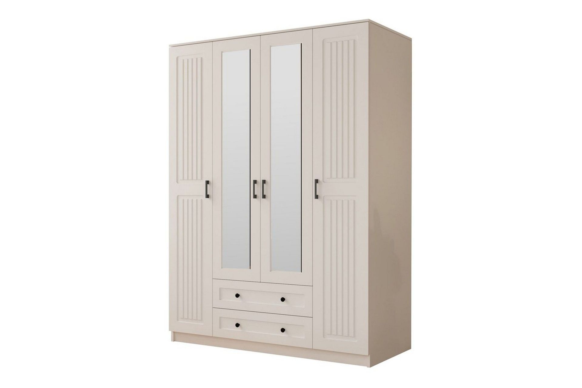 Kesra Garderobssk&aring;p 140x184 cm - Matt Vit