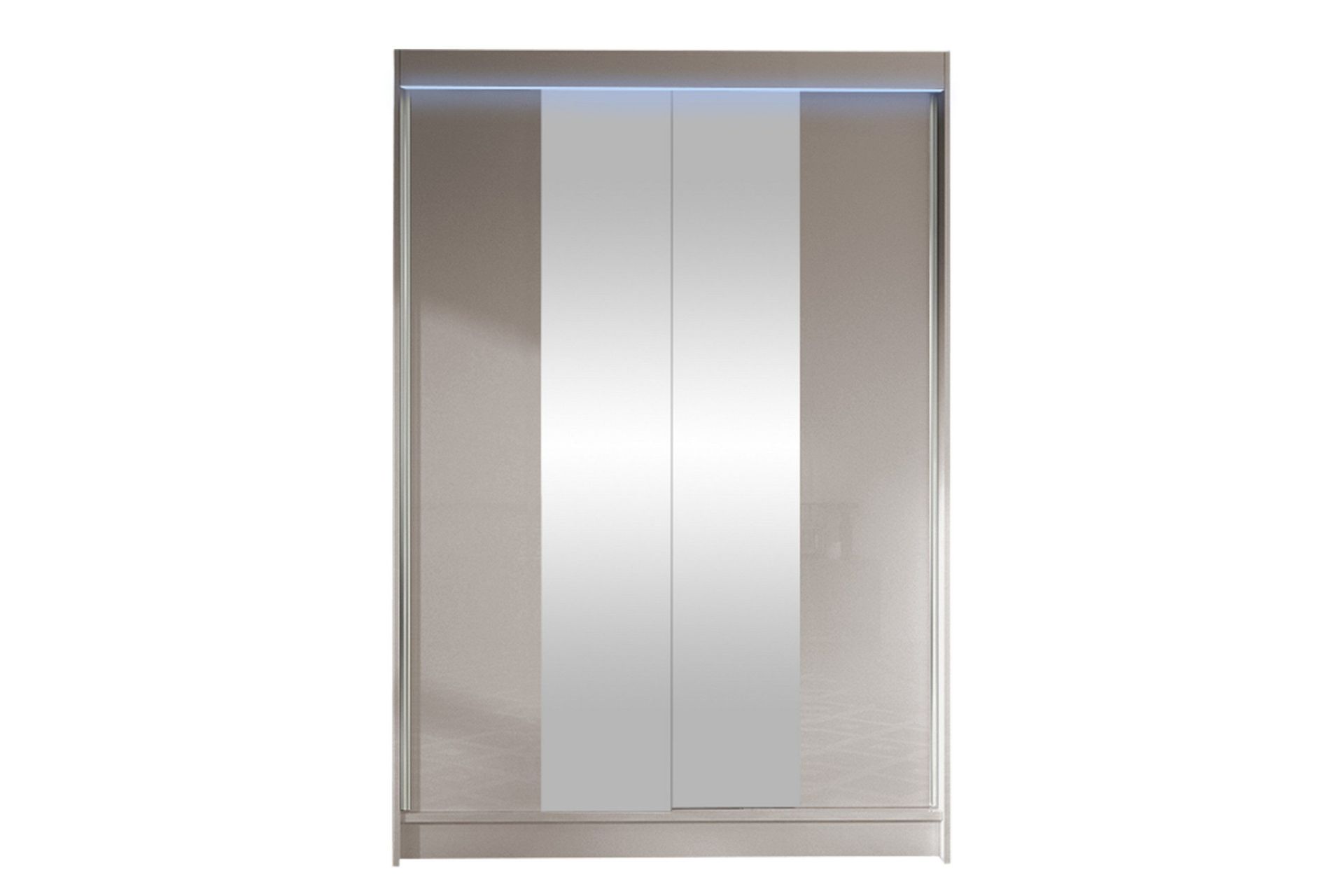 Liverpool Garderob m. Spegel 120x200 cm - Beige