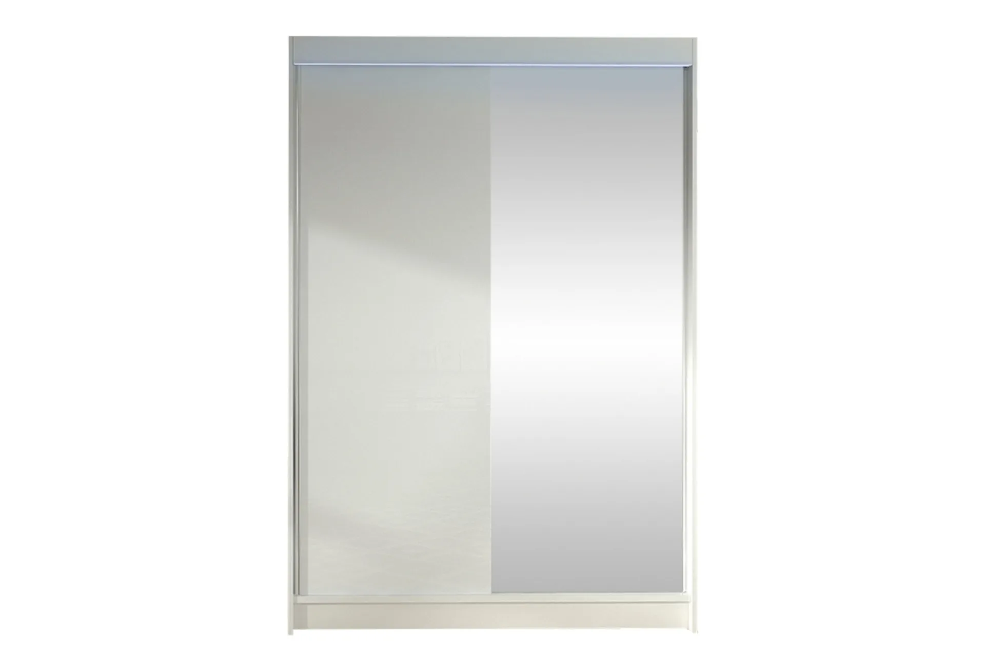 liverpool garderob m. spegel 120x200 cm - vit