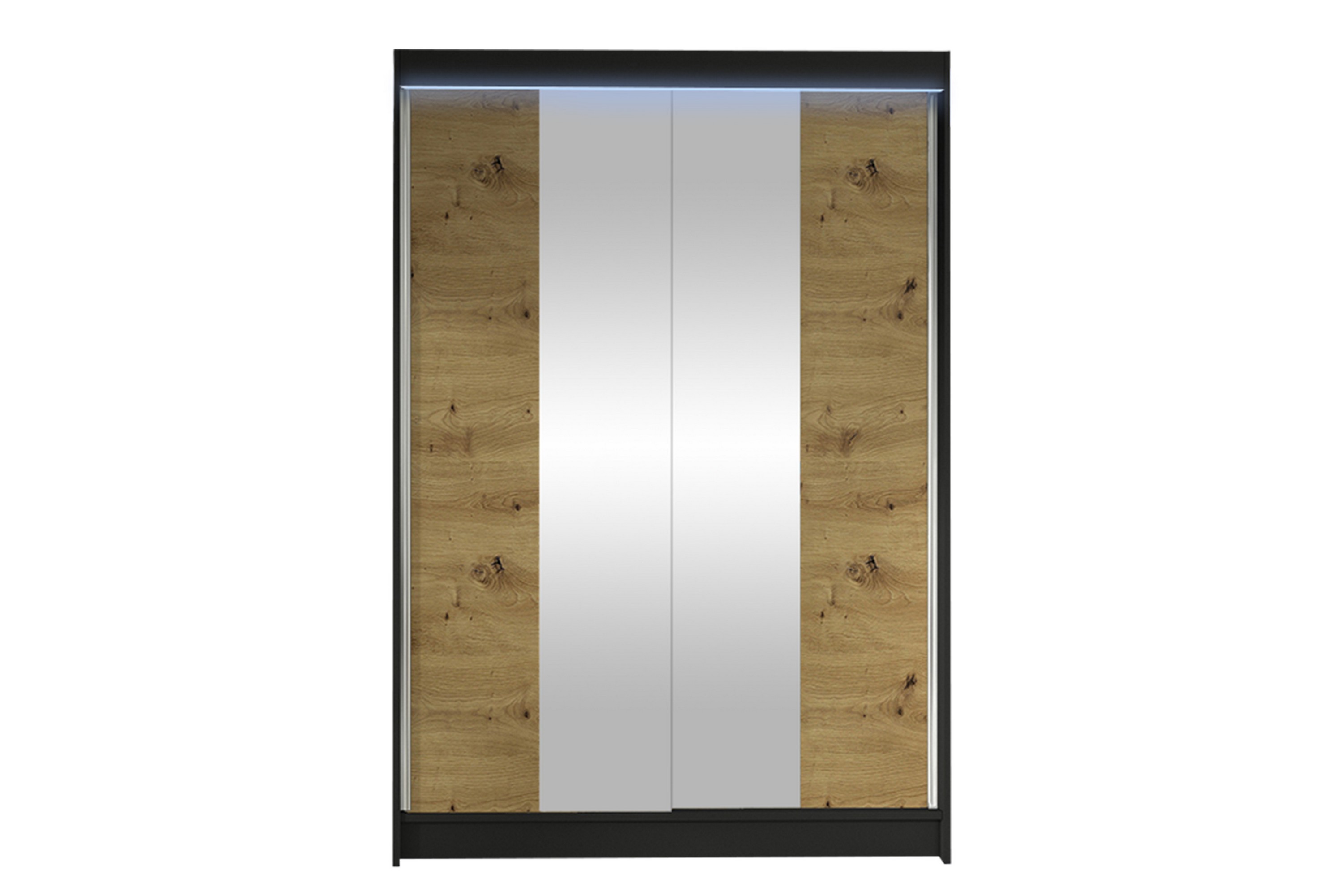 liverpool garderob m. spegel 120x200 cm -